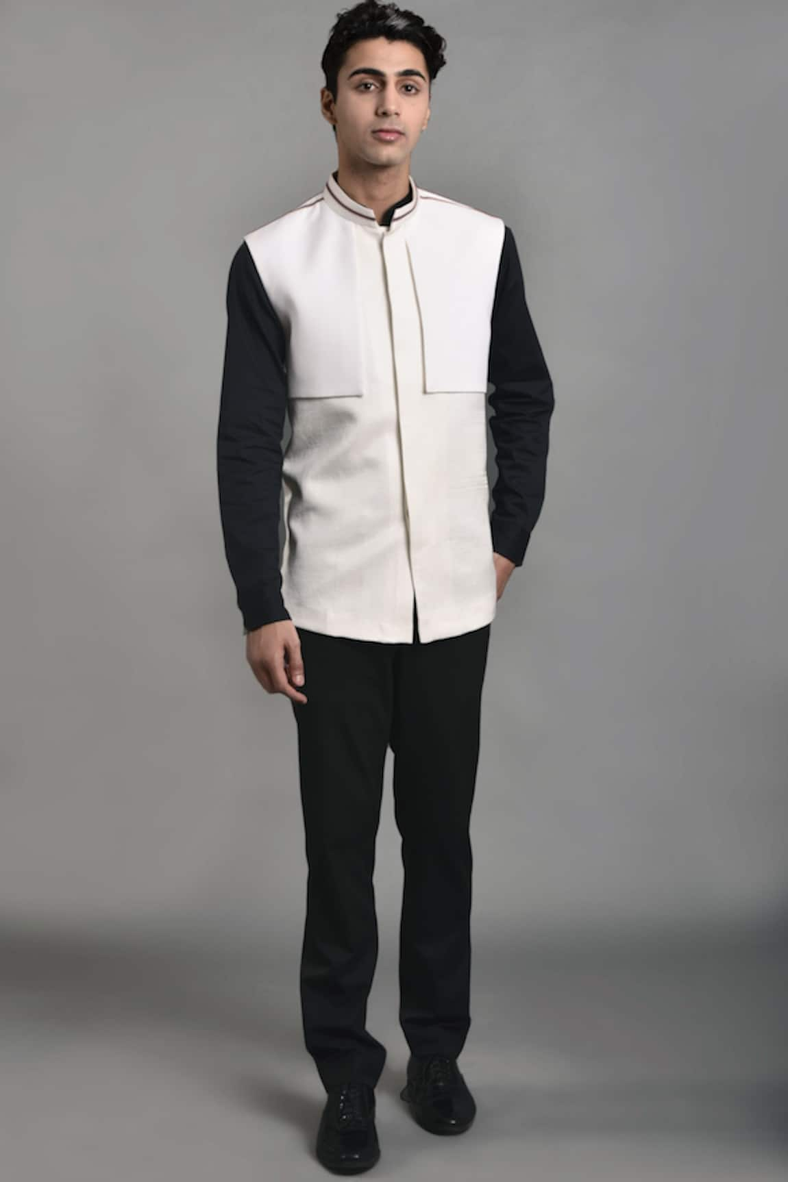 Seirra Thakur Cotton Silk Nehru Jacket