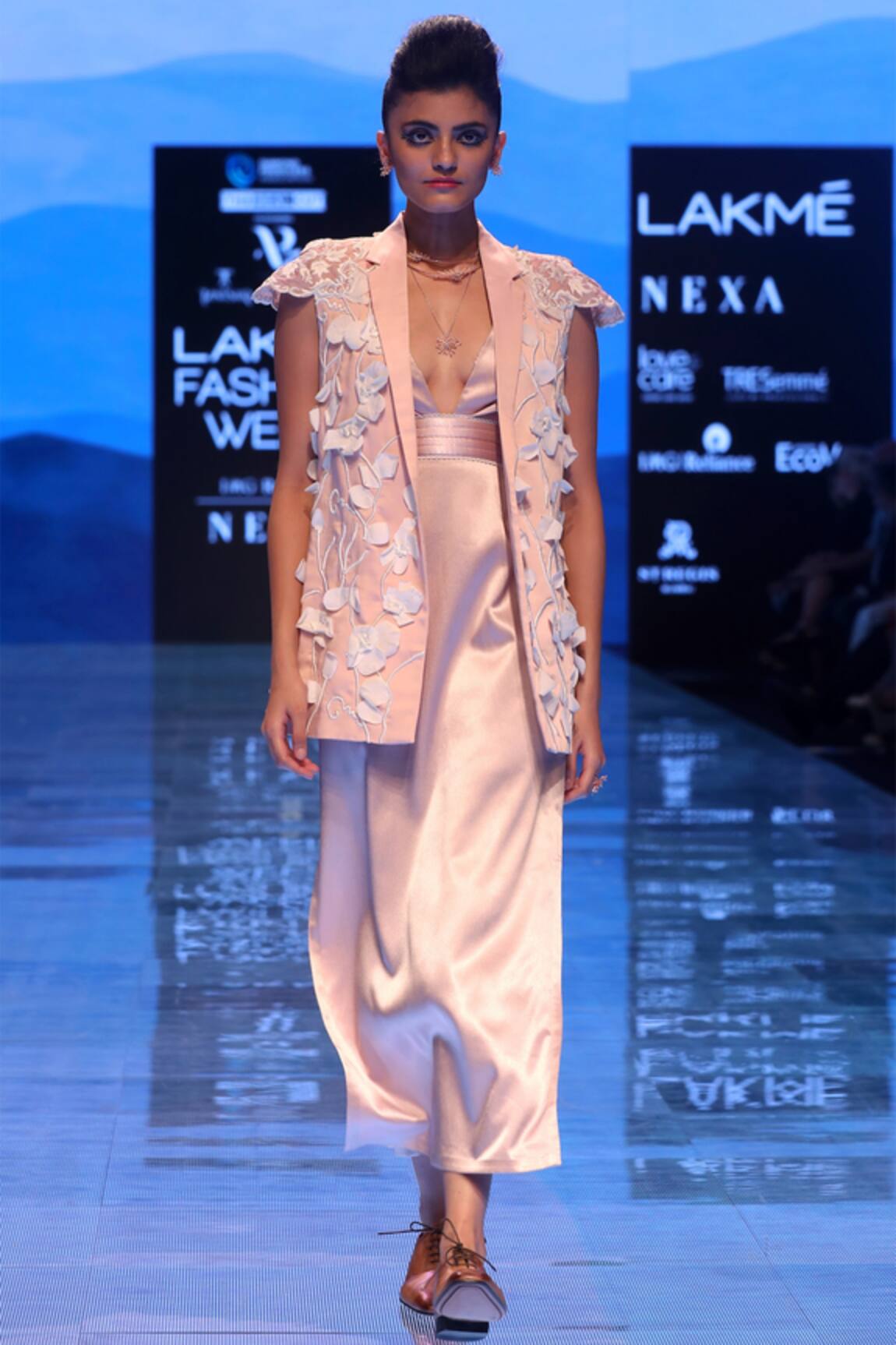 Archana Rao Embroidered Jacket with Dress