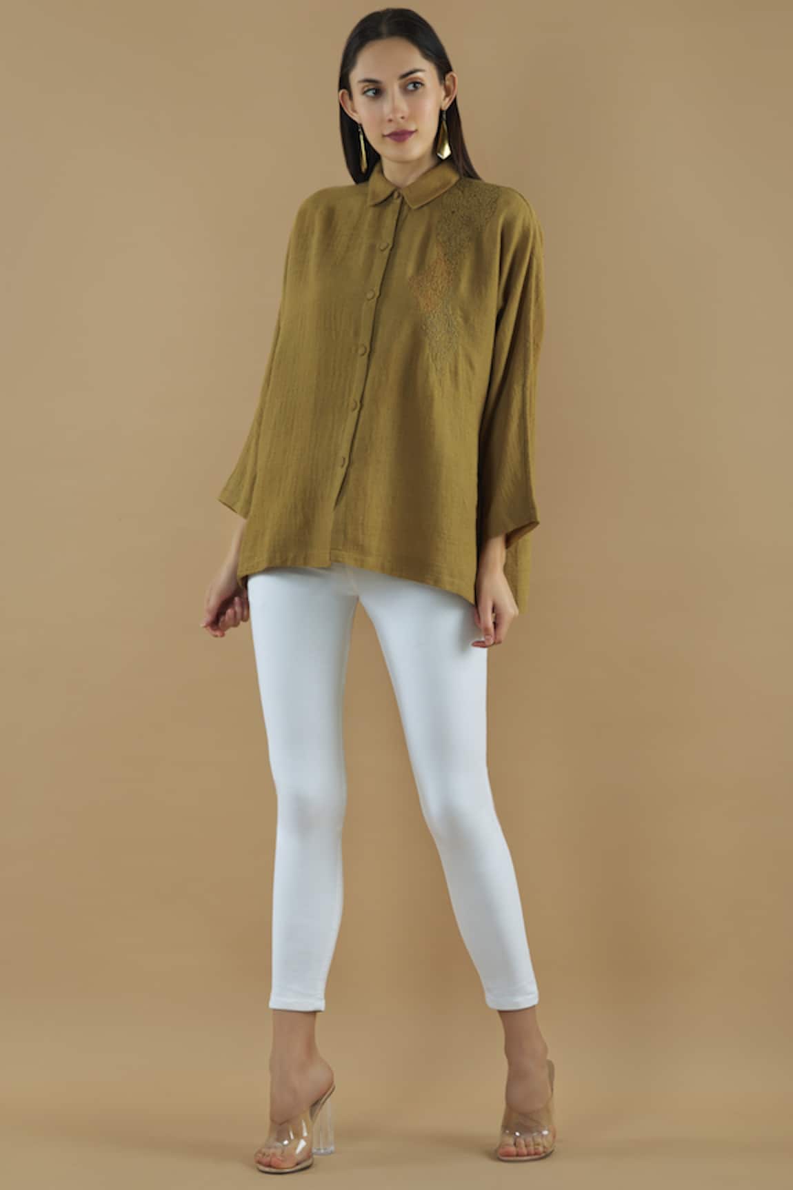 Yavi Wool Embroidered Shirt