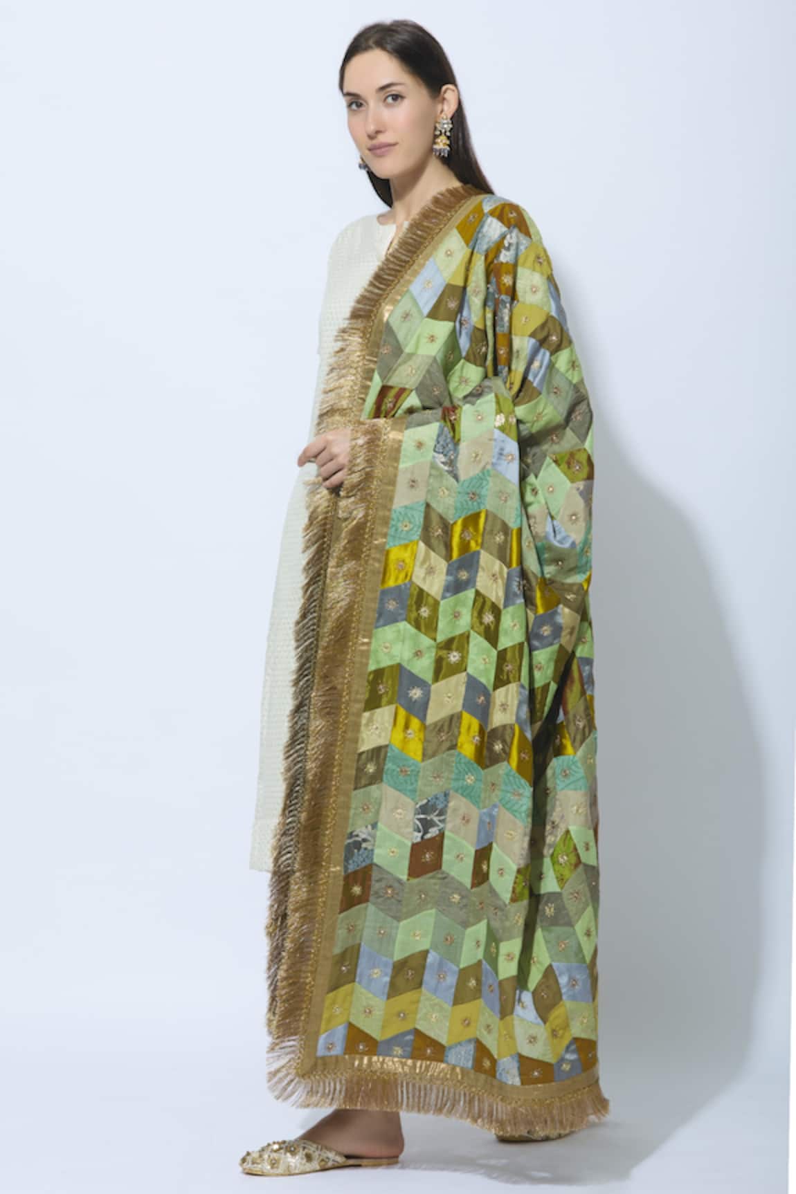 Priyanka Raajiv Silk Brocade Dupatta