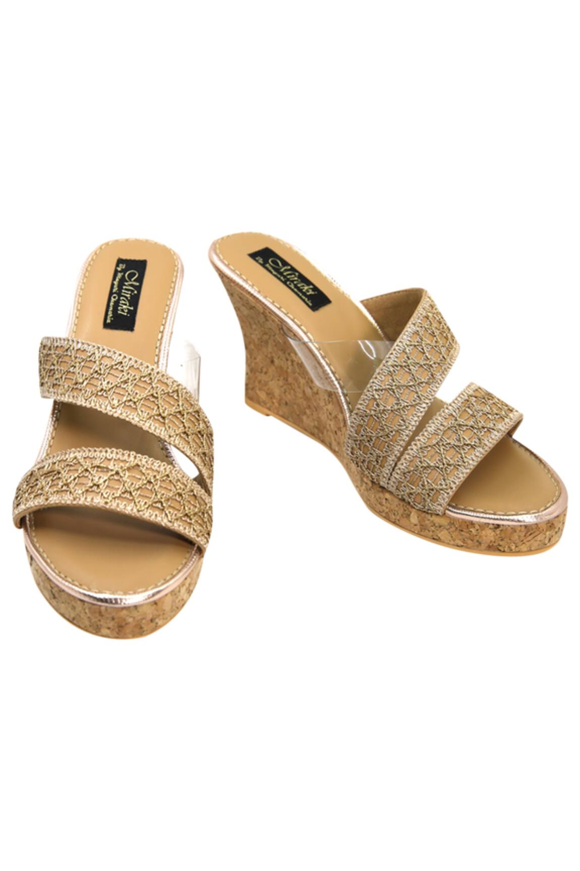 Miraki Embroidered Wedges