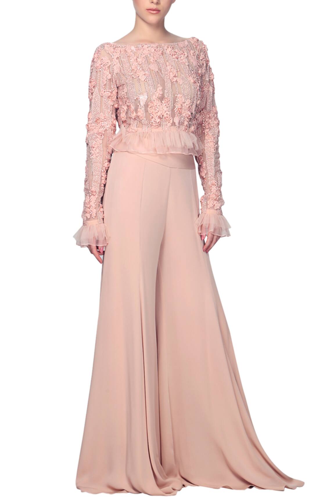 Ohaila Khan Embellished Crop Top