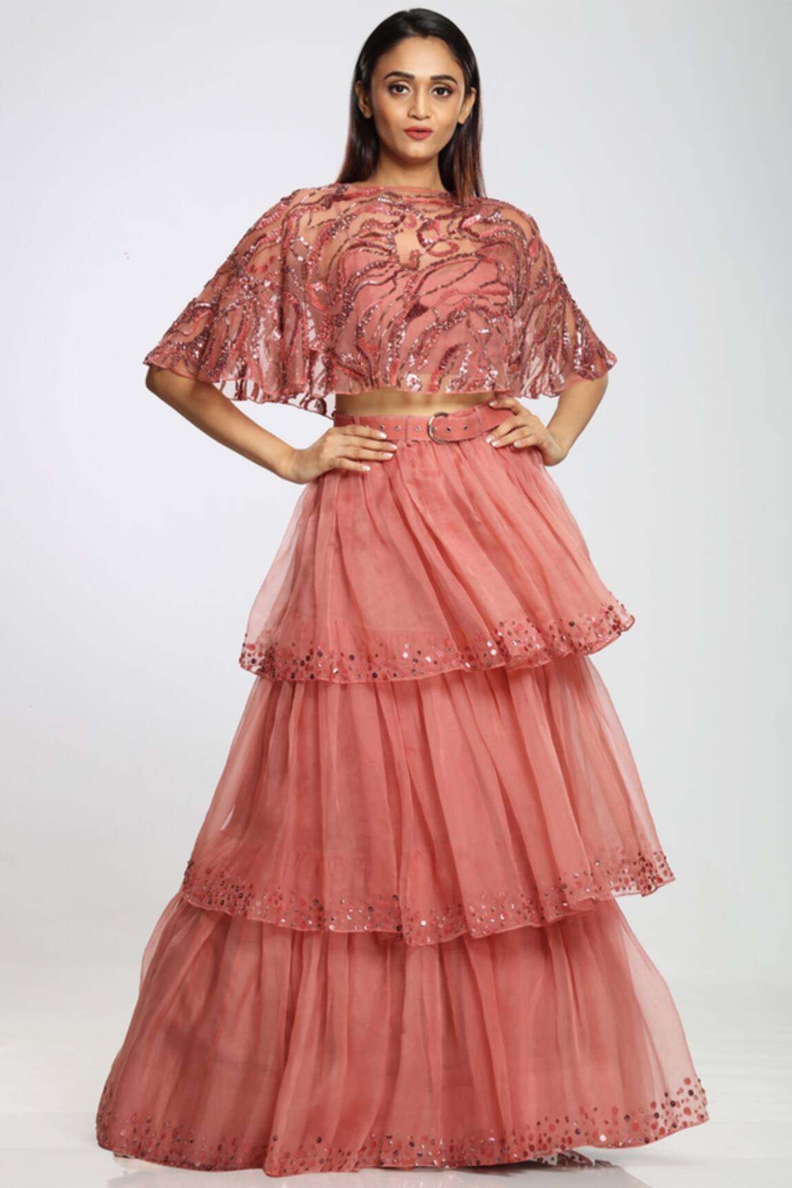 Ohaila Khan Embellished Cape 