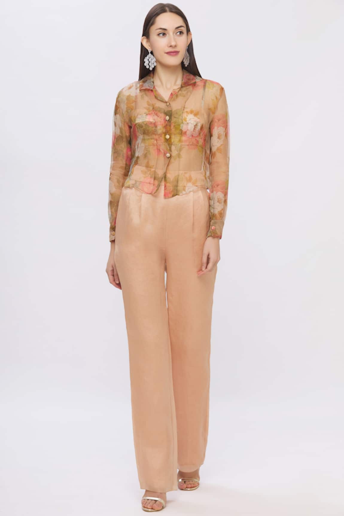 Shehlaa Khan Printed Pant Set