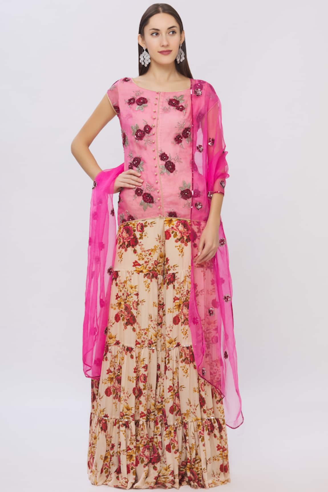 Shehlaa Khan Embellished Kurta Set