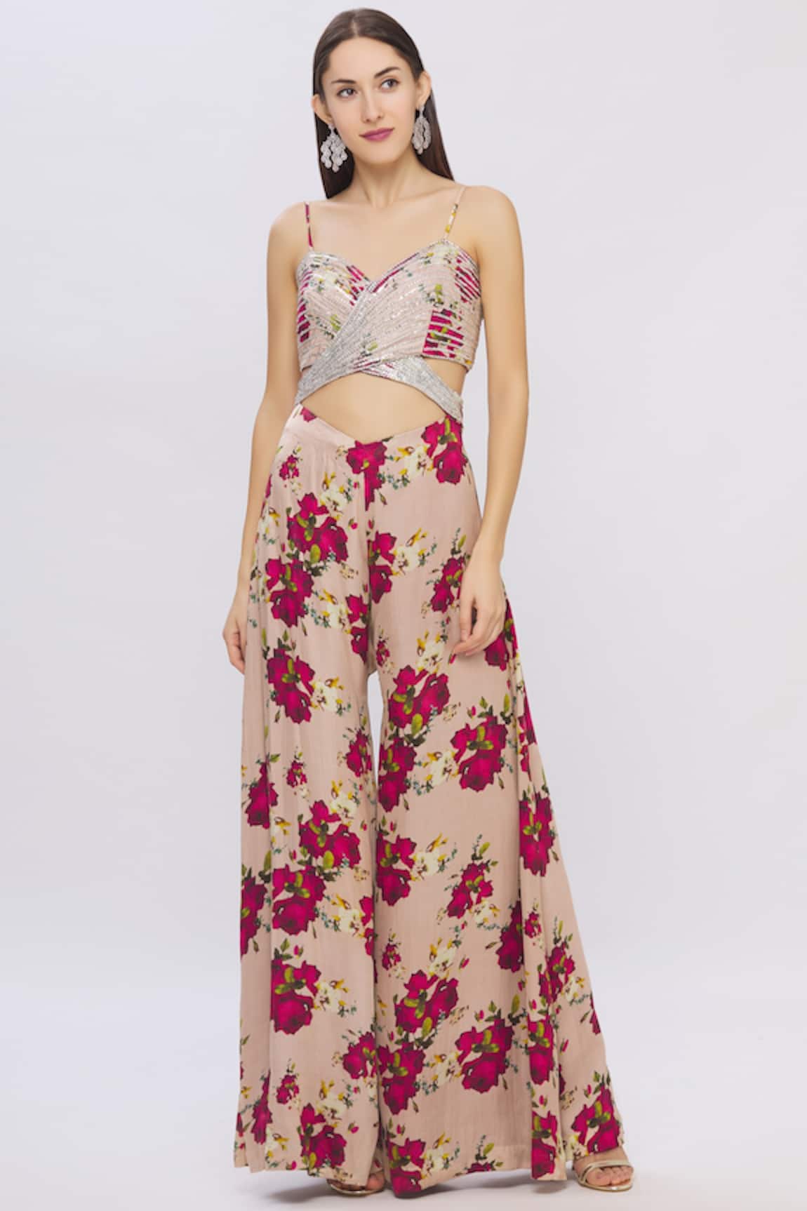 Shehlaa Khan Printed Jumpsuit