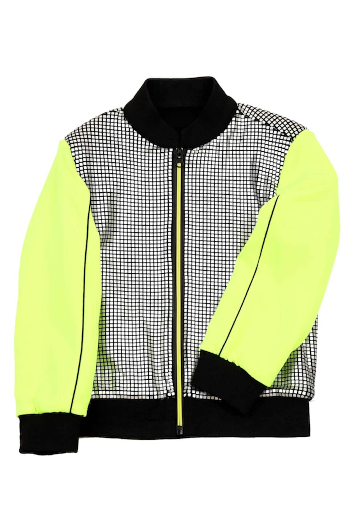 Partykles Checkered Bomber Jacket 