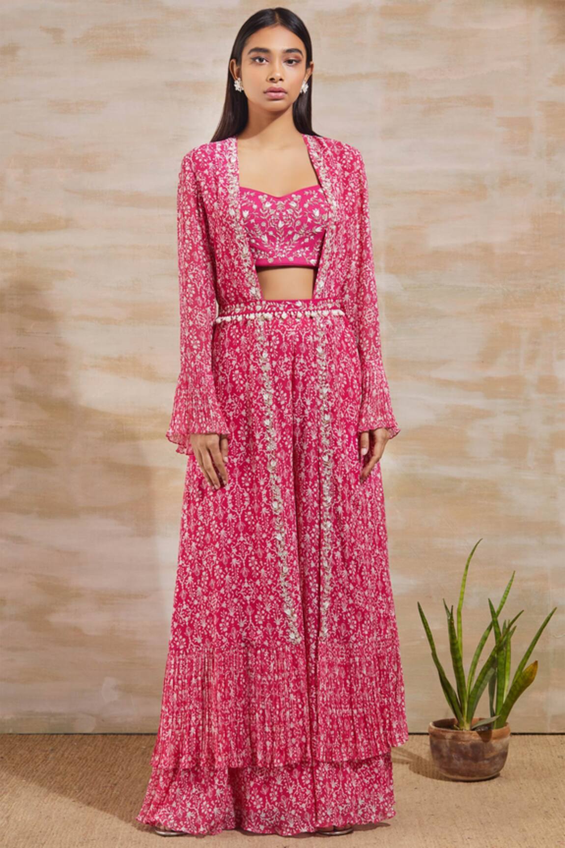 Sana Barreja Printed Pant Set