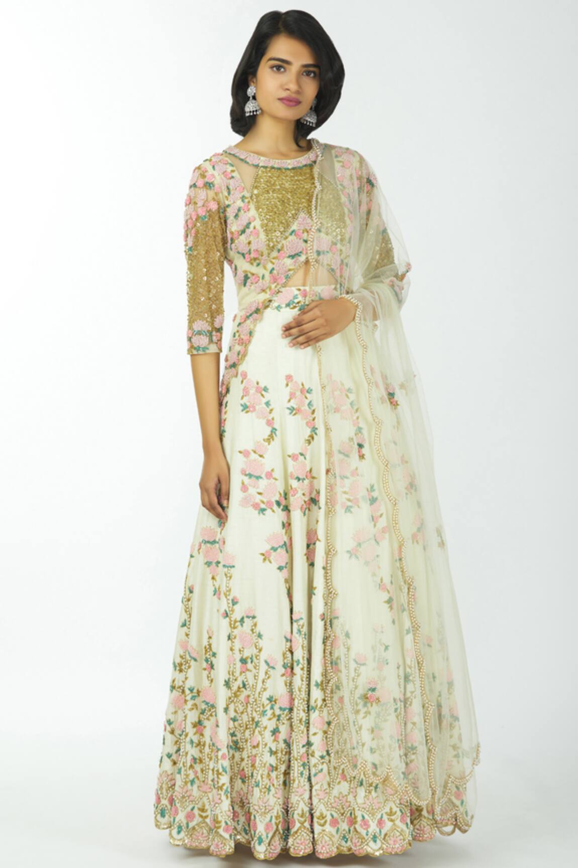 Neha Mehta Couture Silk Lehenga Set