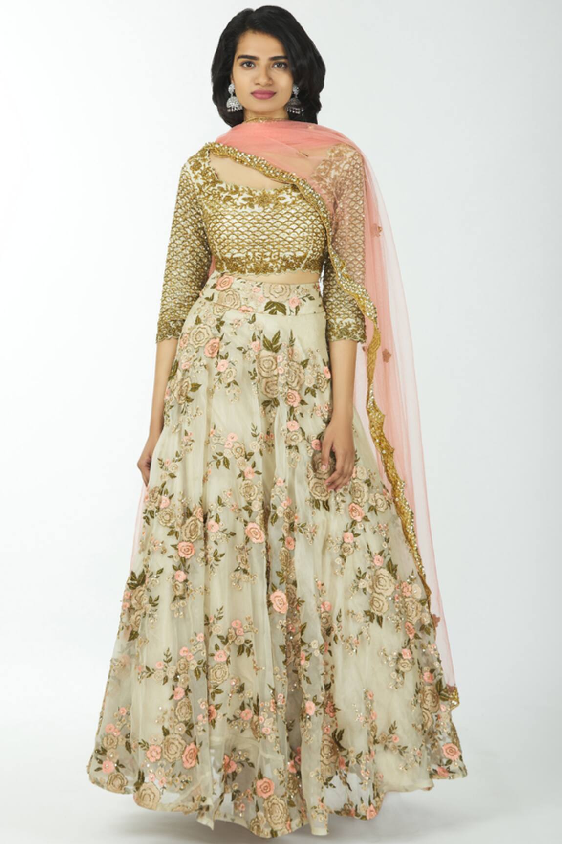 Neha Mehta Couture Embroidered Lehenga Set 