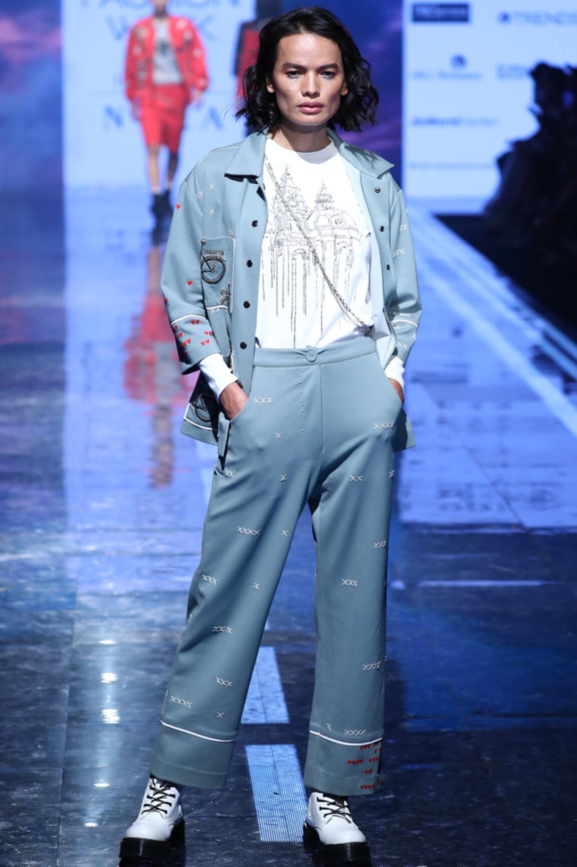 Shahin Mannan Embroidered Trouser 