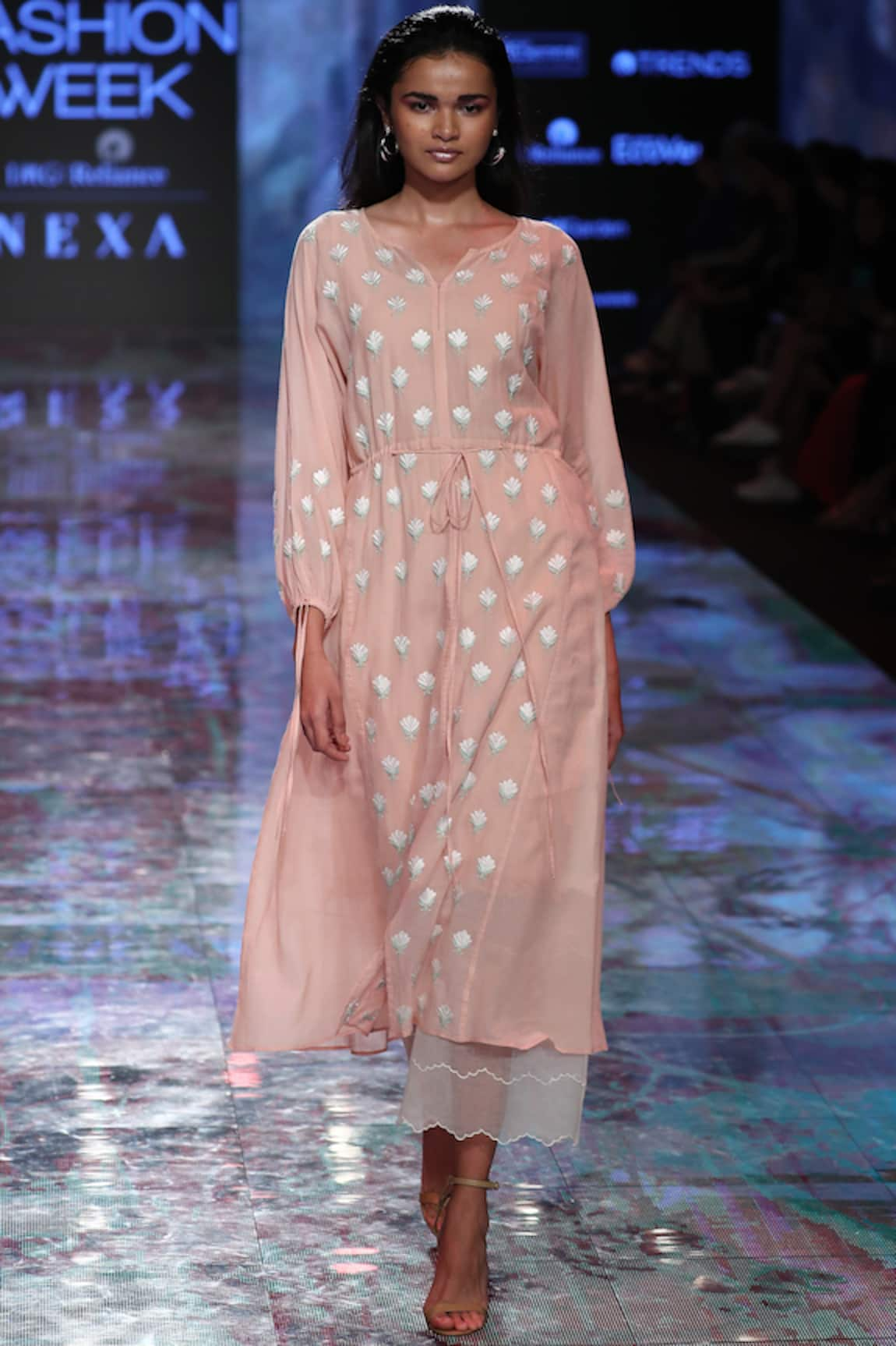 House of Kotwara Chikankari Kurta Palazzo Set