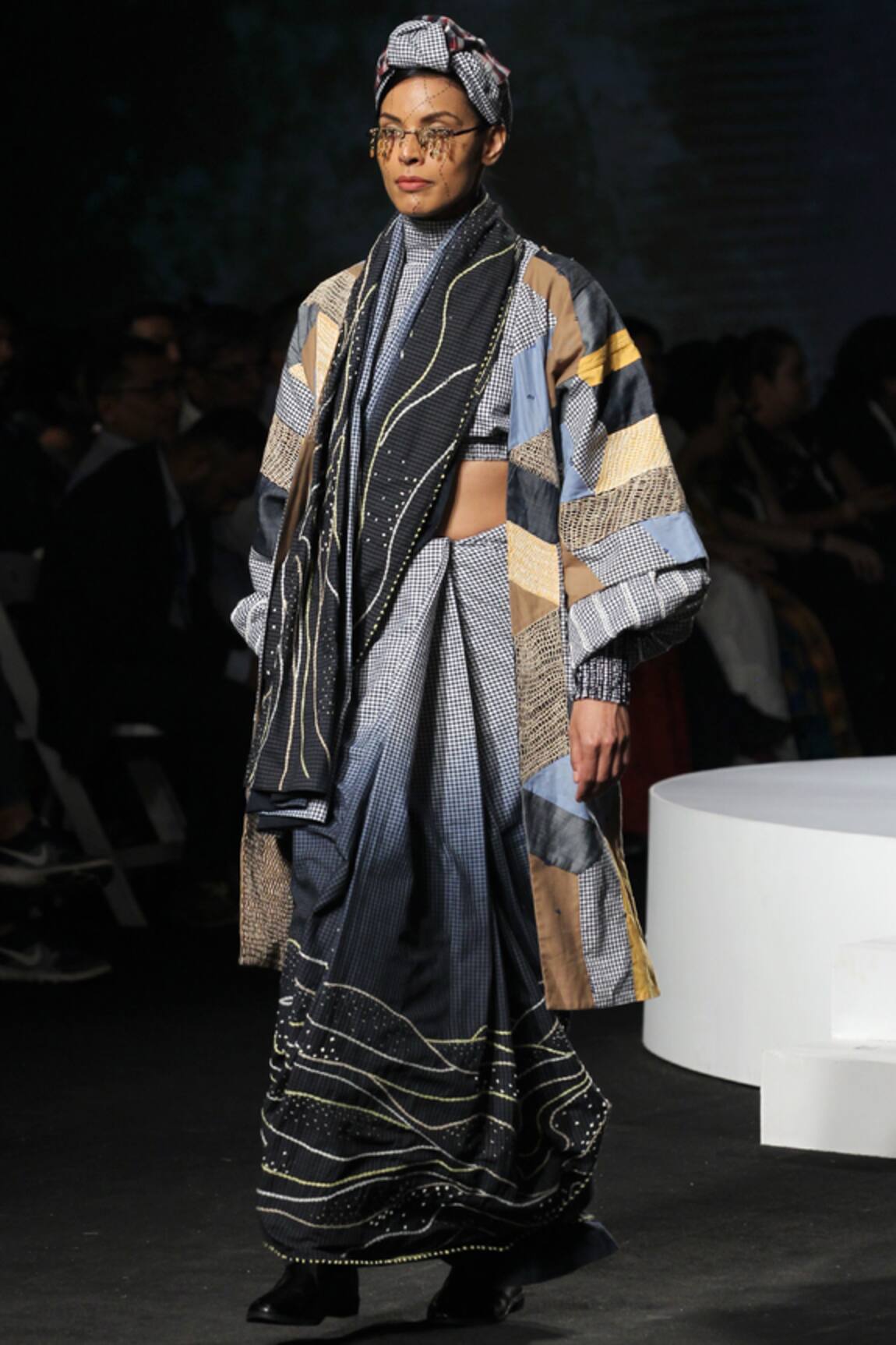 Chambray & CO. Embroidered Saree with Jacket 