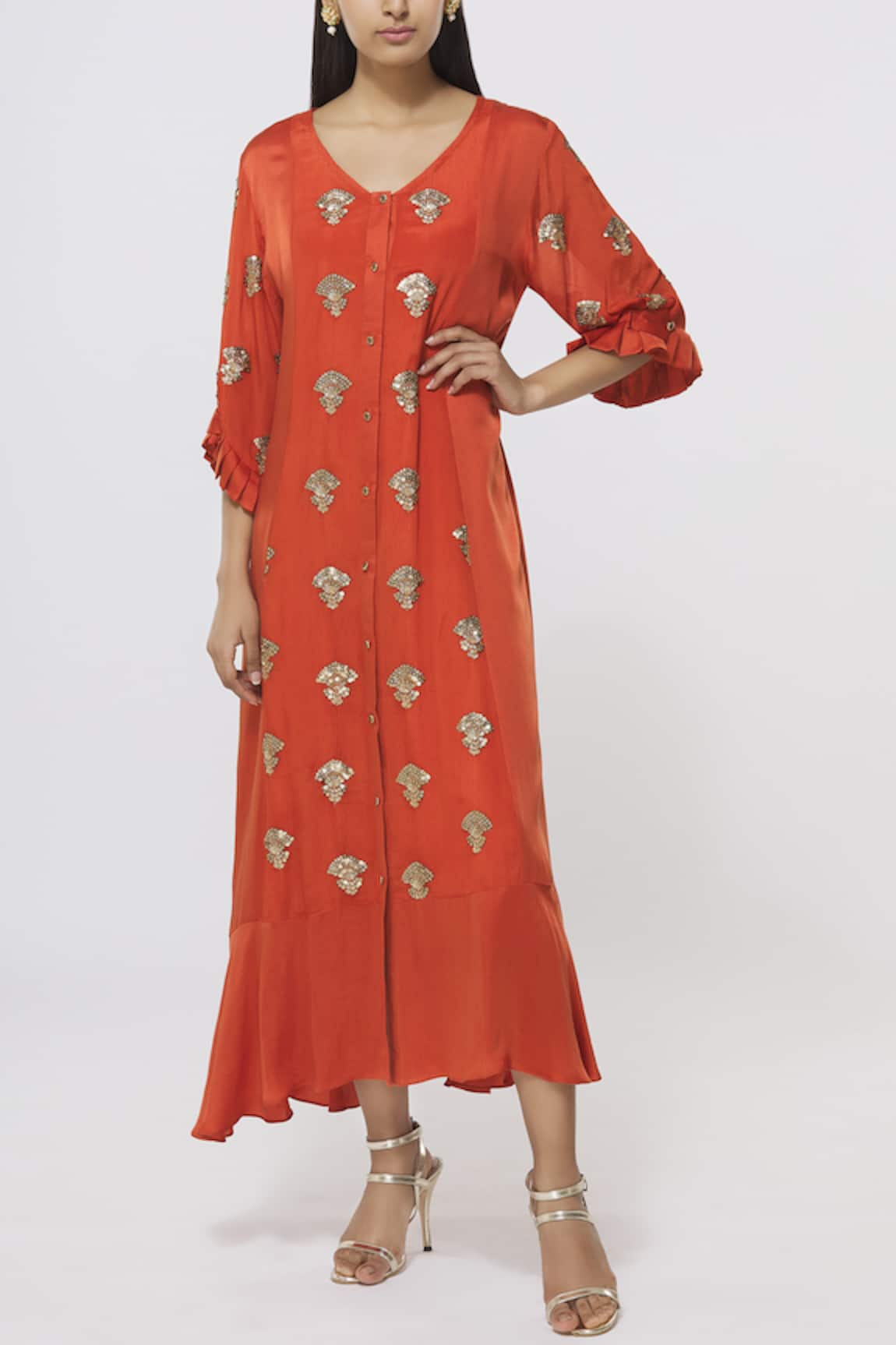 Rriso Embellished Maxi Dress with Inner