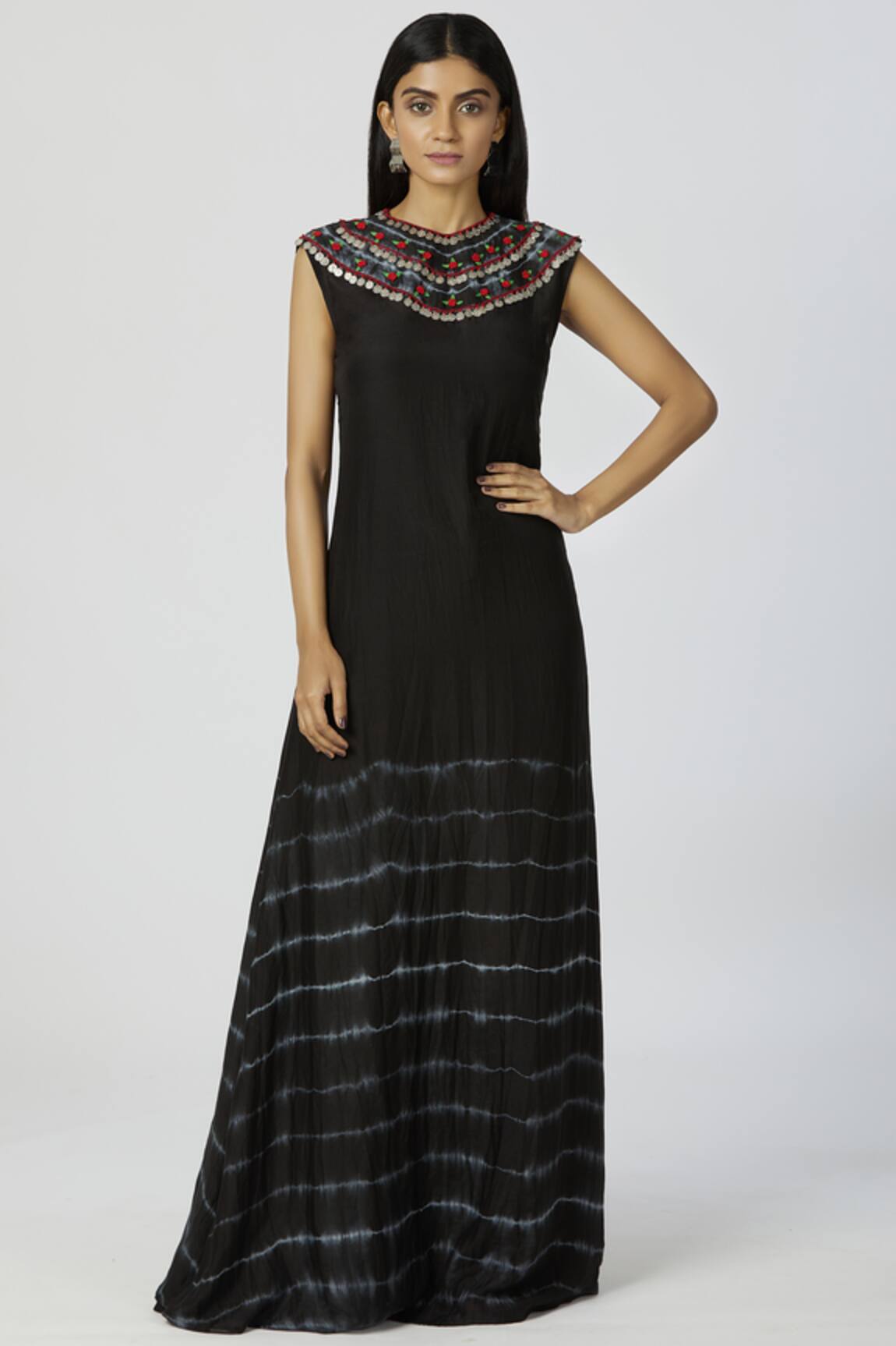 Neha Gursahani Tie Dye Maxi Dress