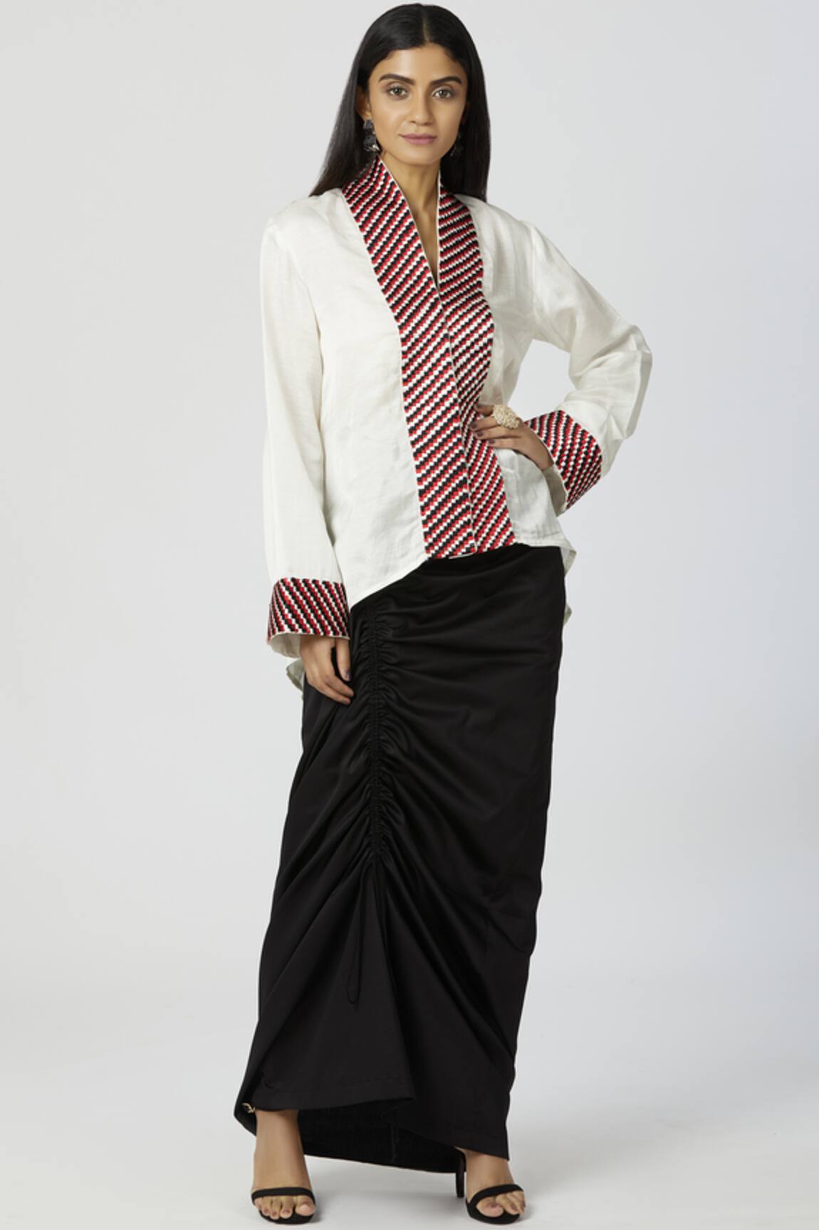 Neha Gursahani Draped Skirt Set