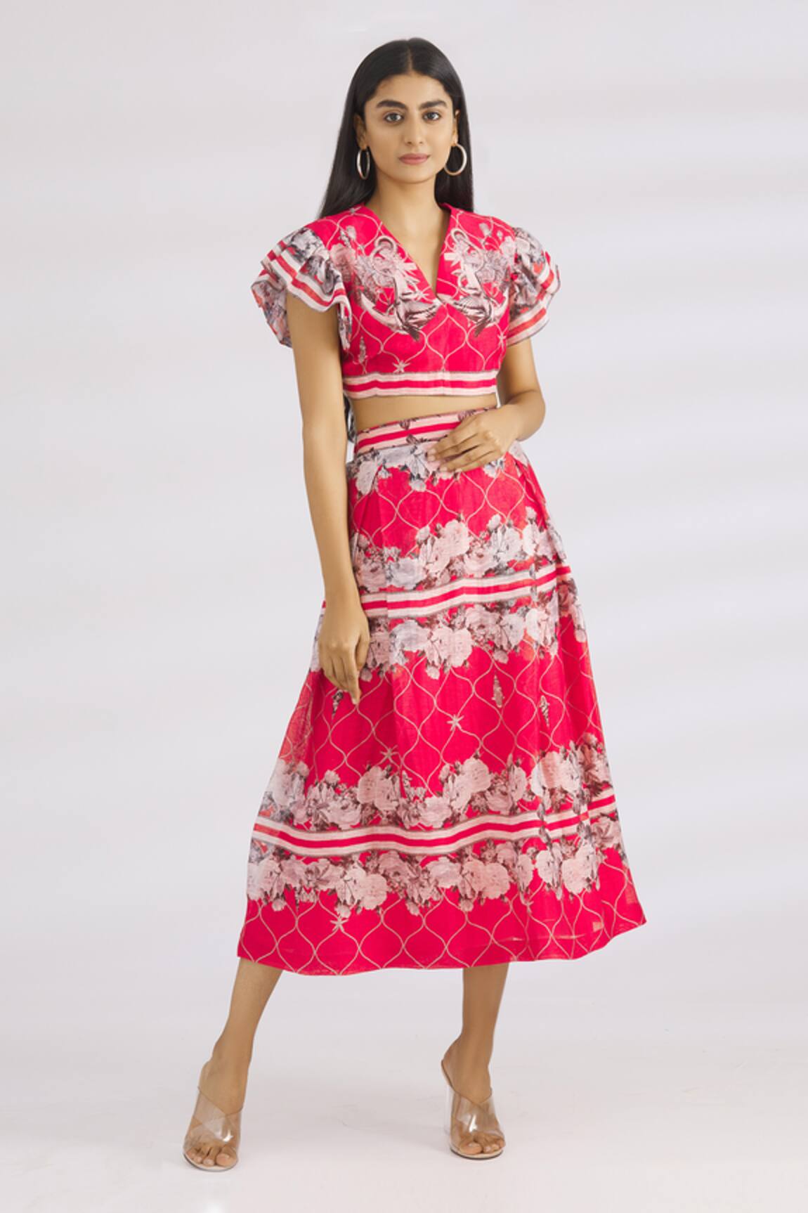 MR. Ajay Kumar Linen Silk Skirt