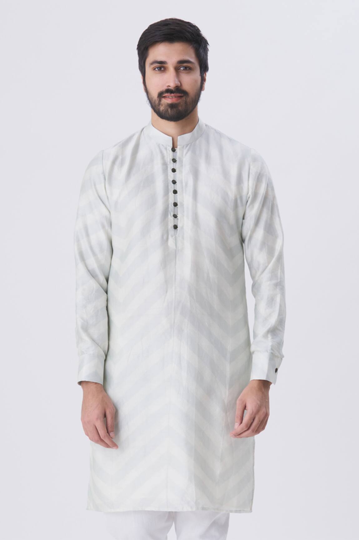 Gaurav Katta Silk Chanderi Kurta 