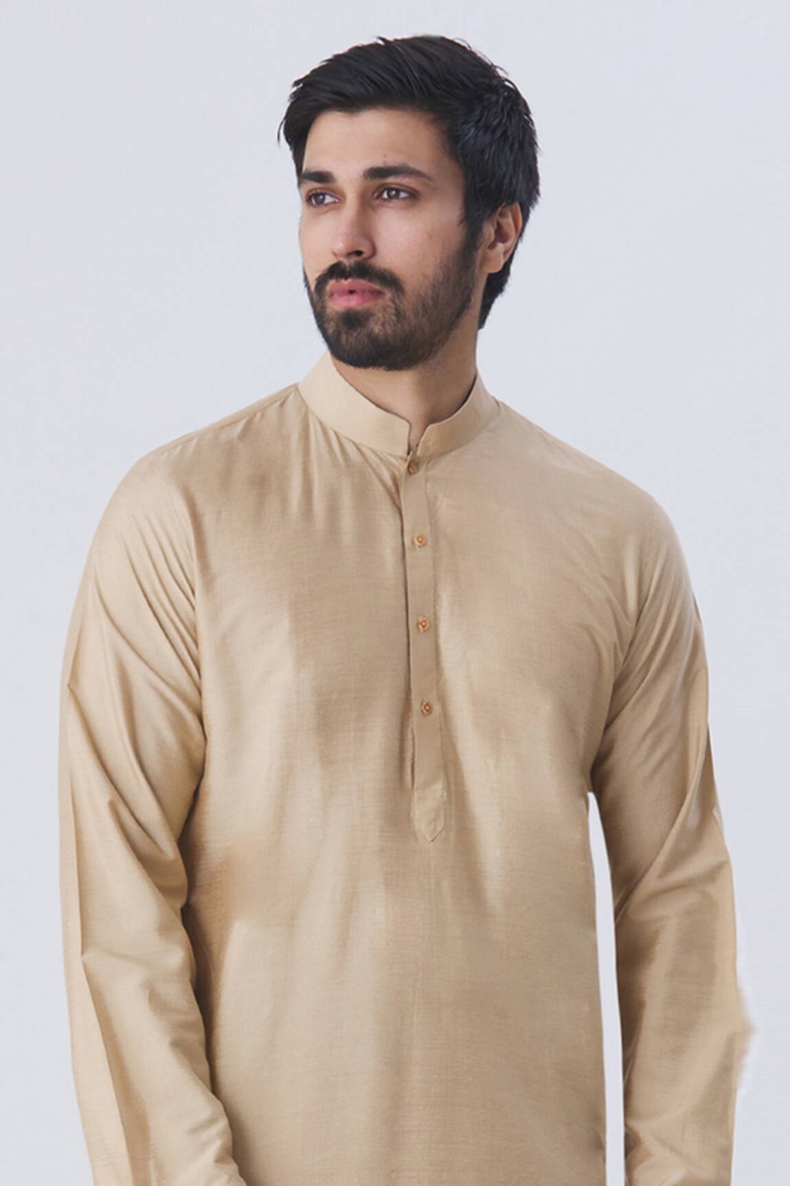 Kommal Sood Cotton Silk Kurta Set