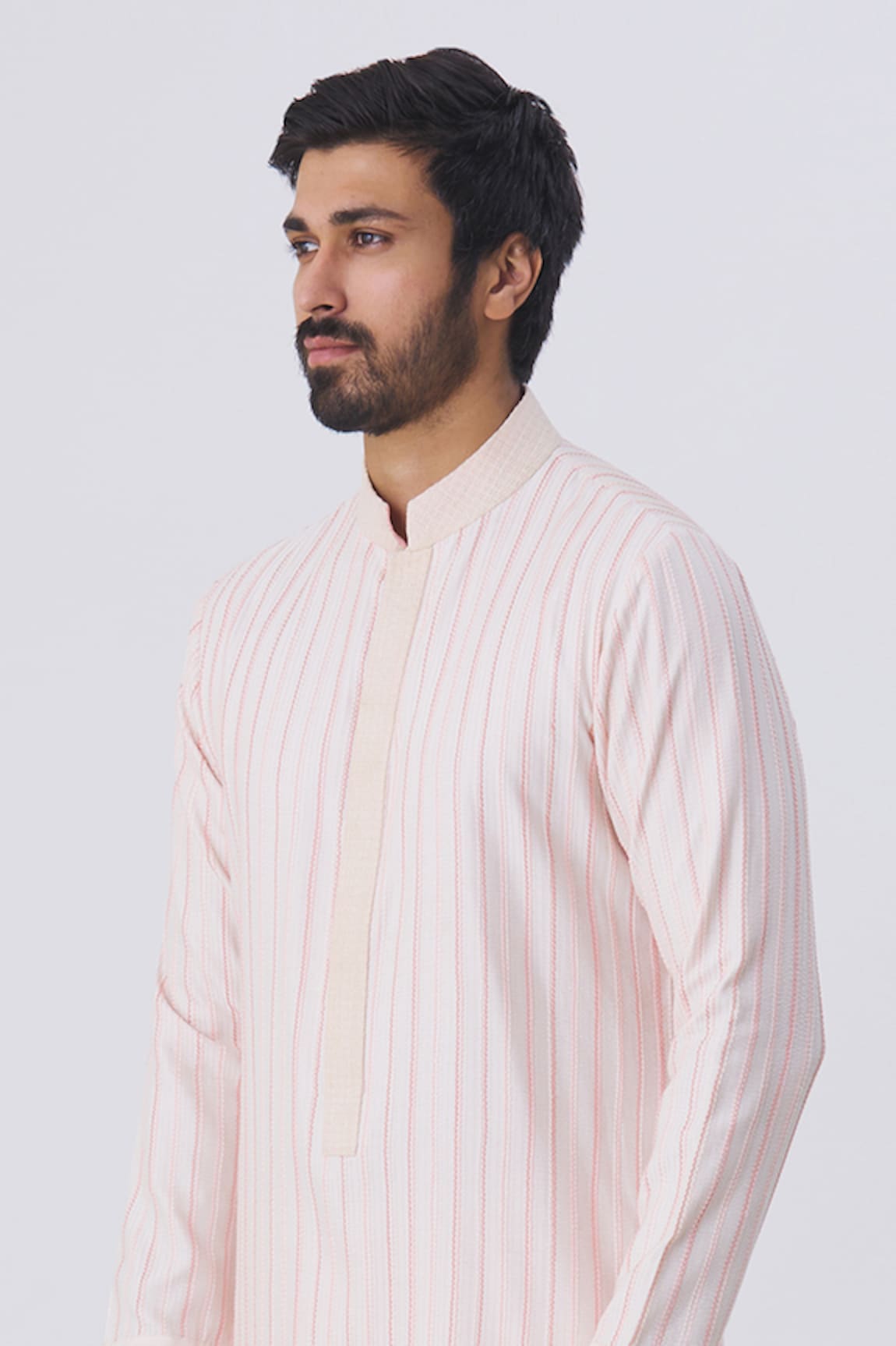 Kunal Anil Tanna Textured Kurta & Pant Set