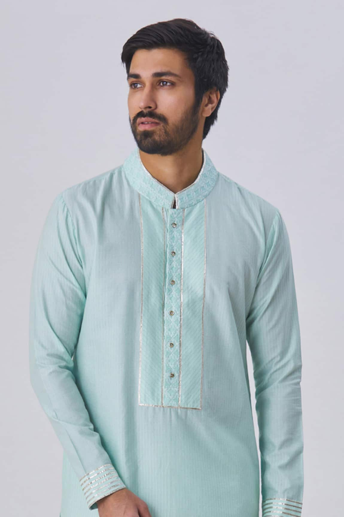 Kunal Anil Tanna Embellished Kurta & Pant Set