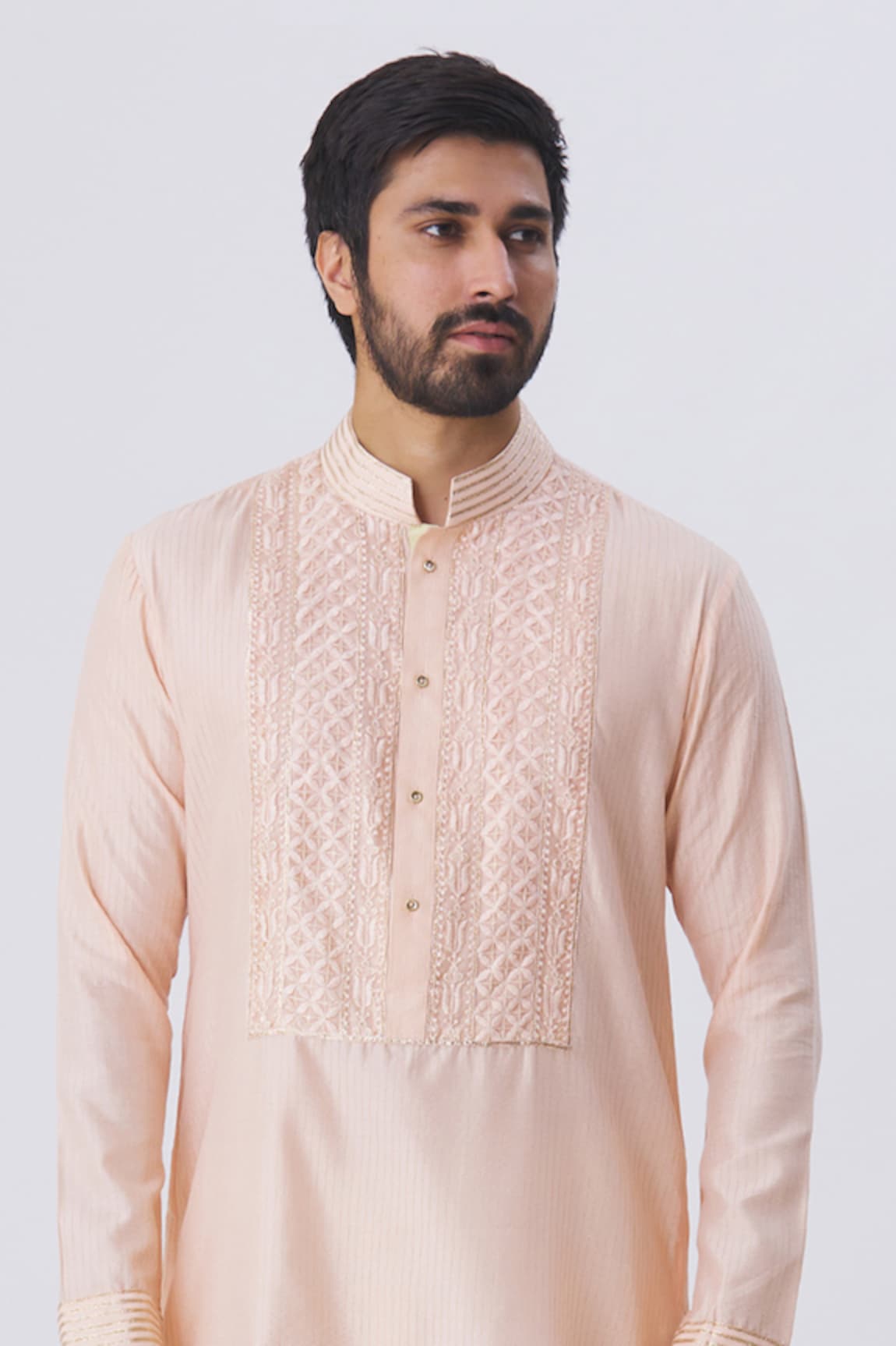 Kunal Anil Tanna Embellished Kurta & Pant Set