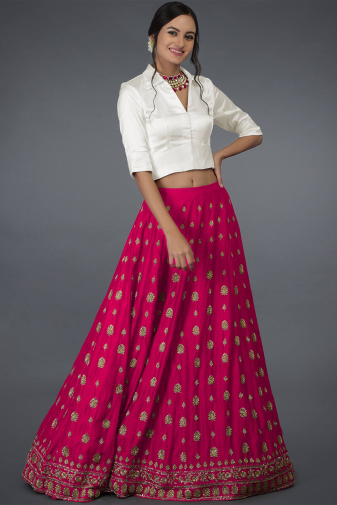 Talking Threads Silk Lehenga Set