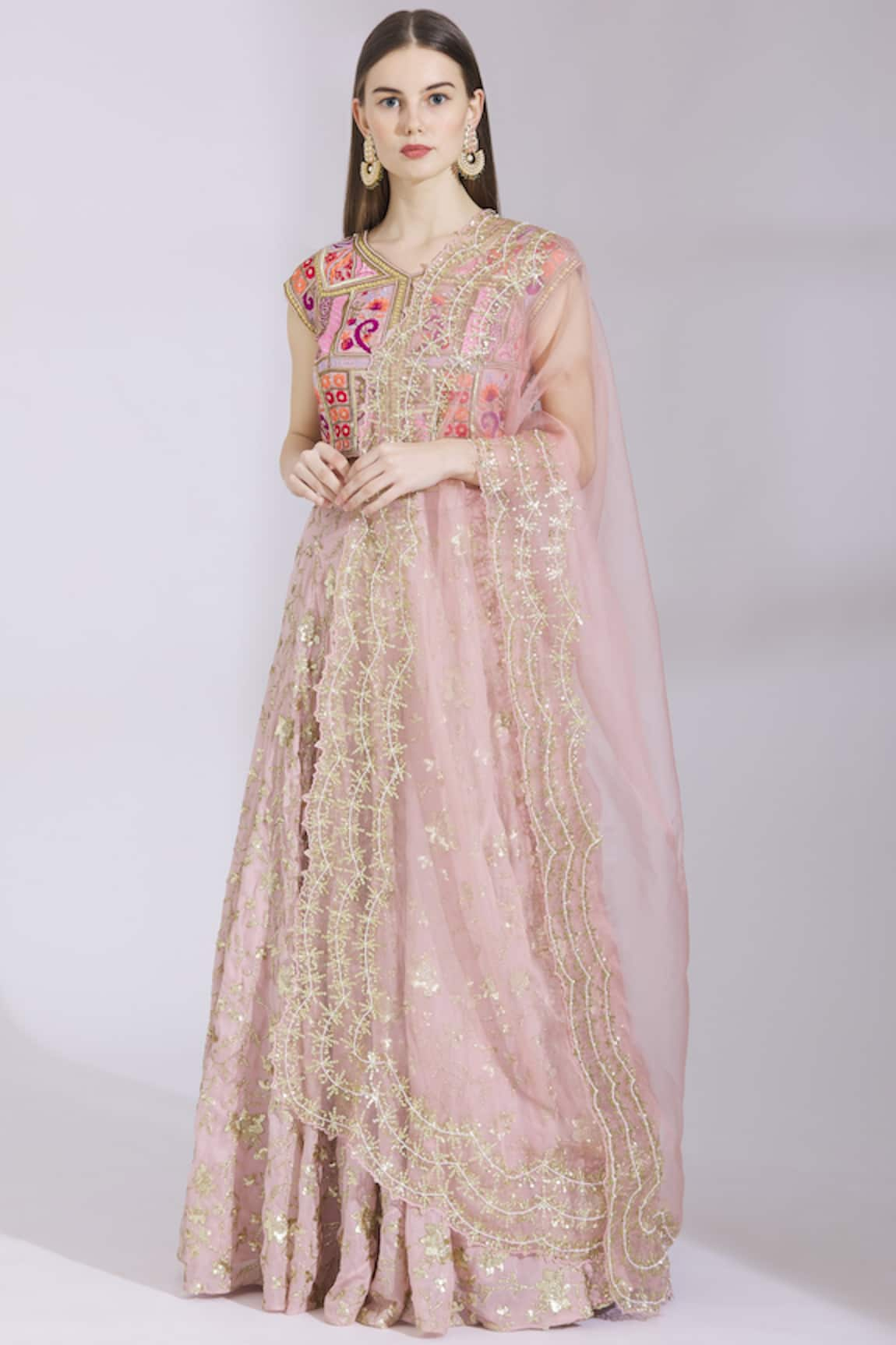 Ayesha Aejaz Embroidered Lehenga Set