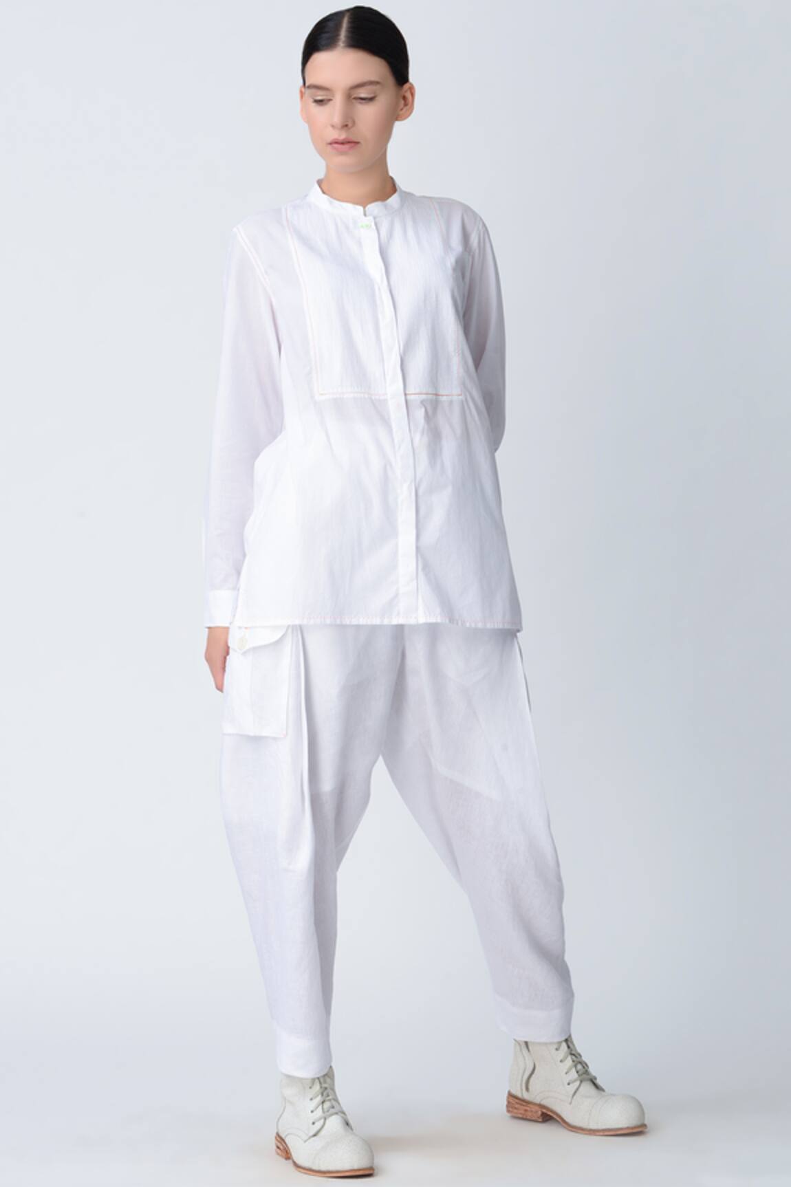 Rajesh Pratap Singh Pintuck Shirt 