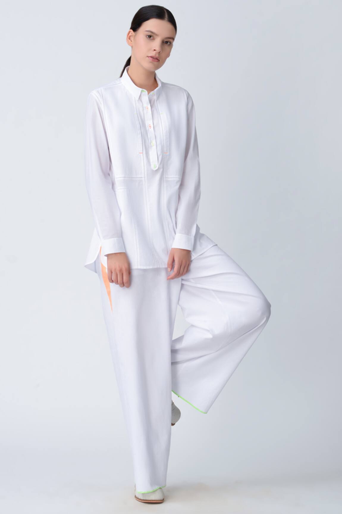 Rajesh Pratap Singh Patchwork Cotton Shirt 