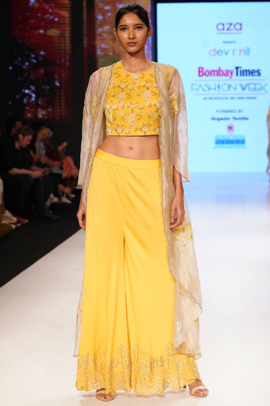 Dev R Nil Embroidered Palazzo Set with Jacket