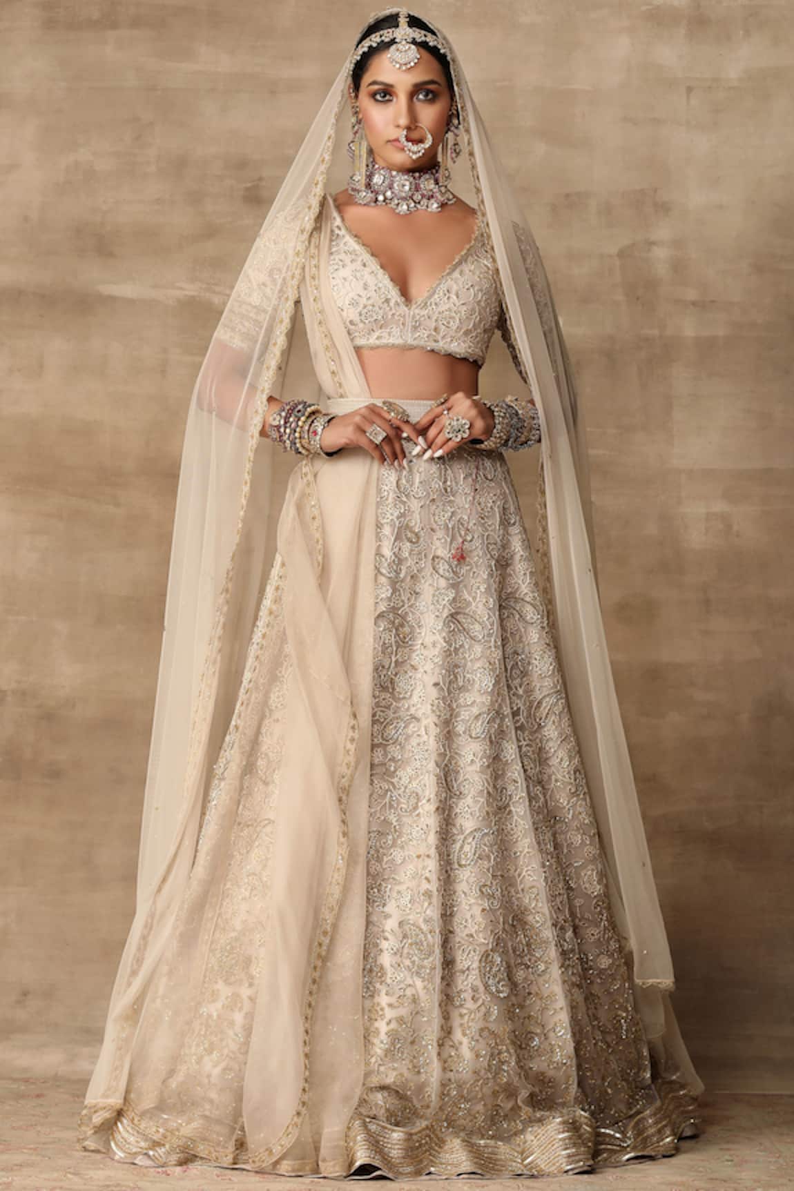 Ridhi Mehra Embroidered Bridal Lehenga Set 