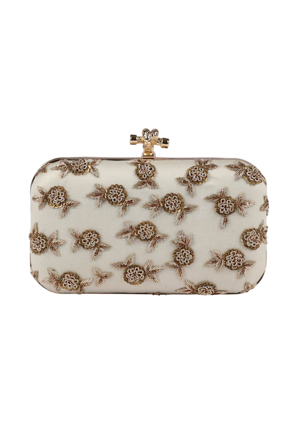 Durvi Floral Embellished Clutch