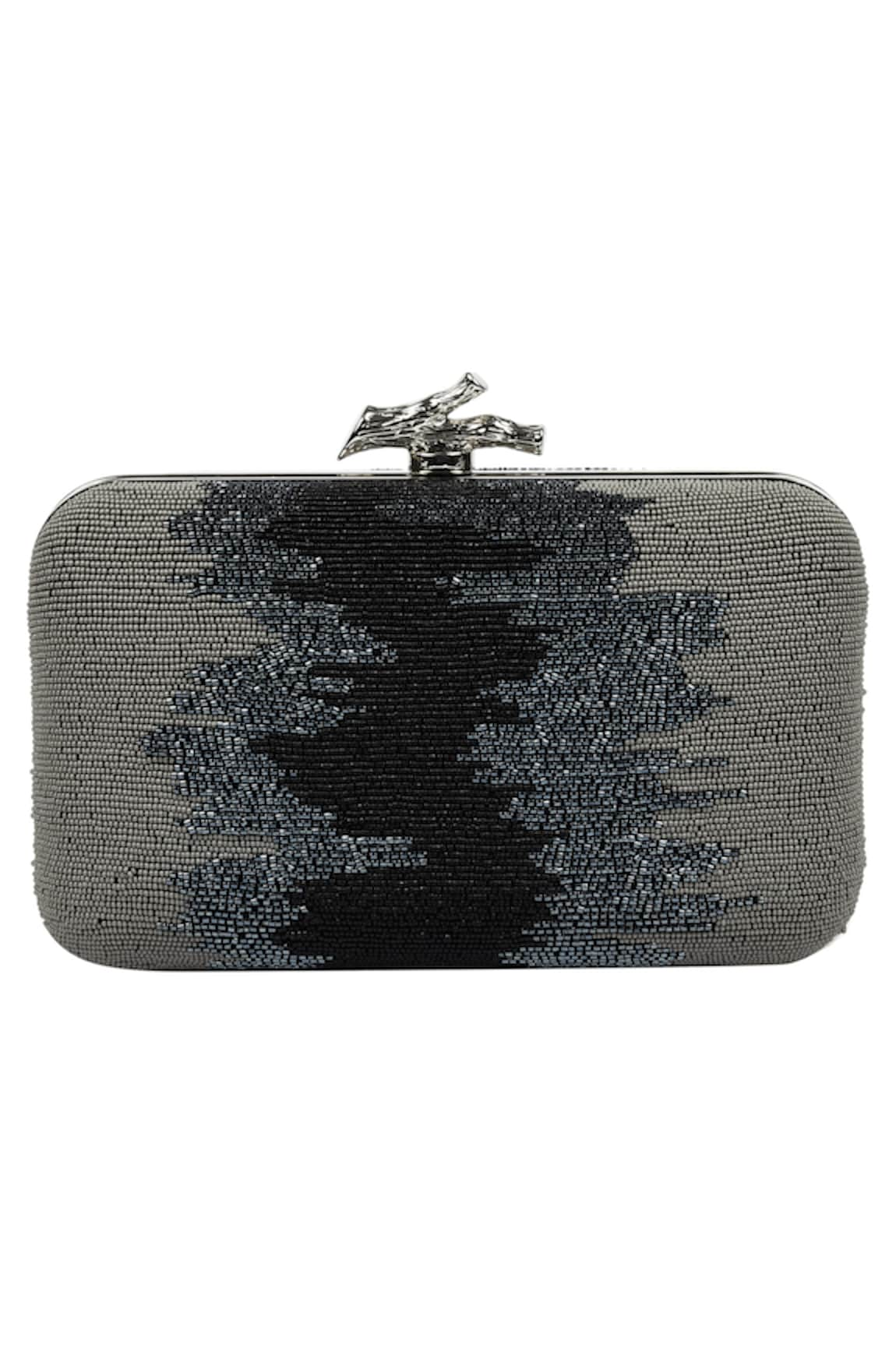 Durvi Embellished Box Clutch