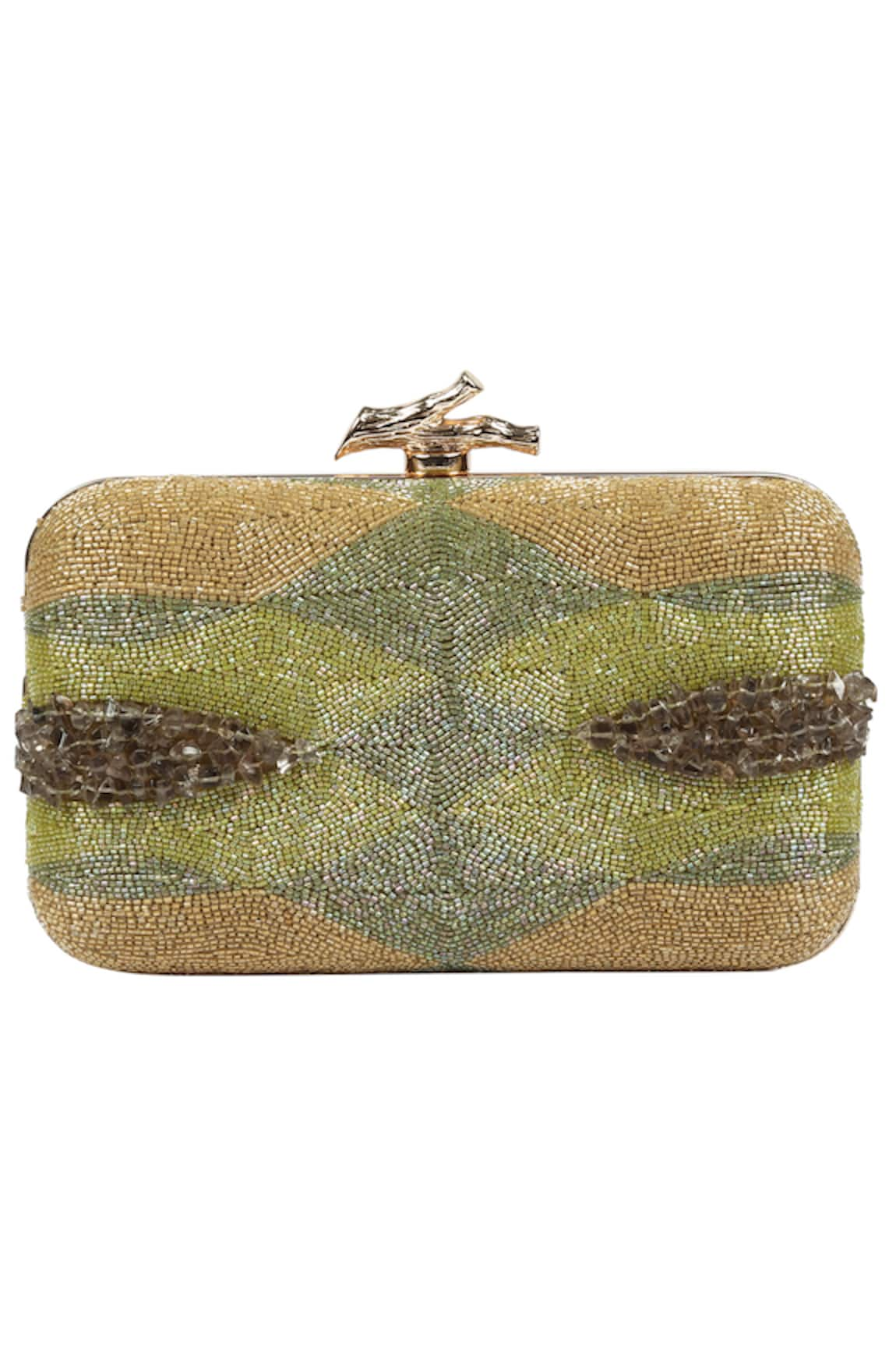 Durvi Embellished Box Clutch