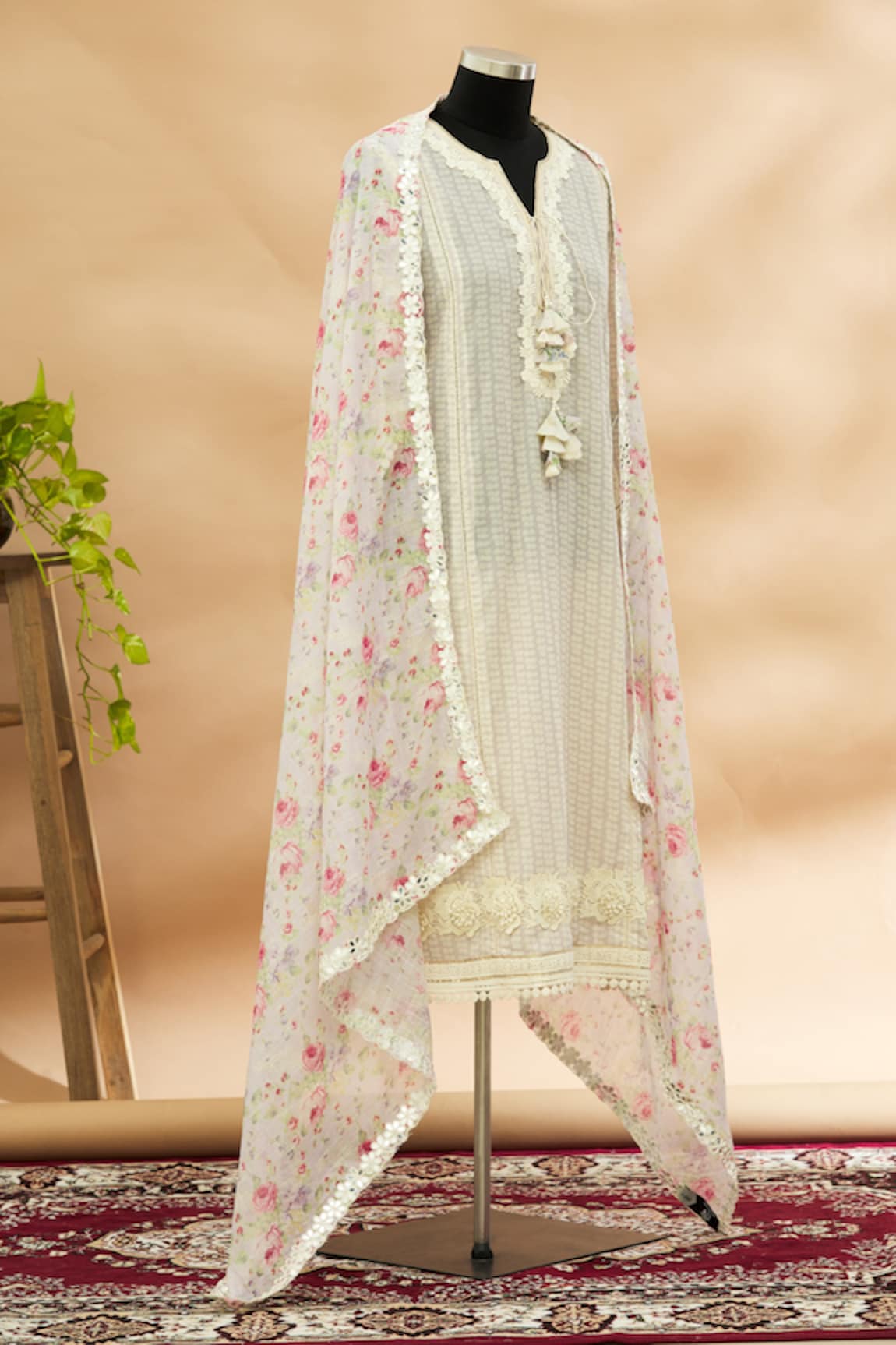 Aditi Beriwala Printed Kurta with Dupatta