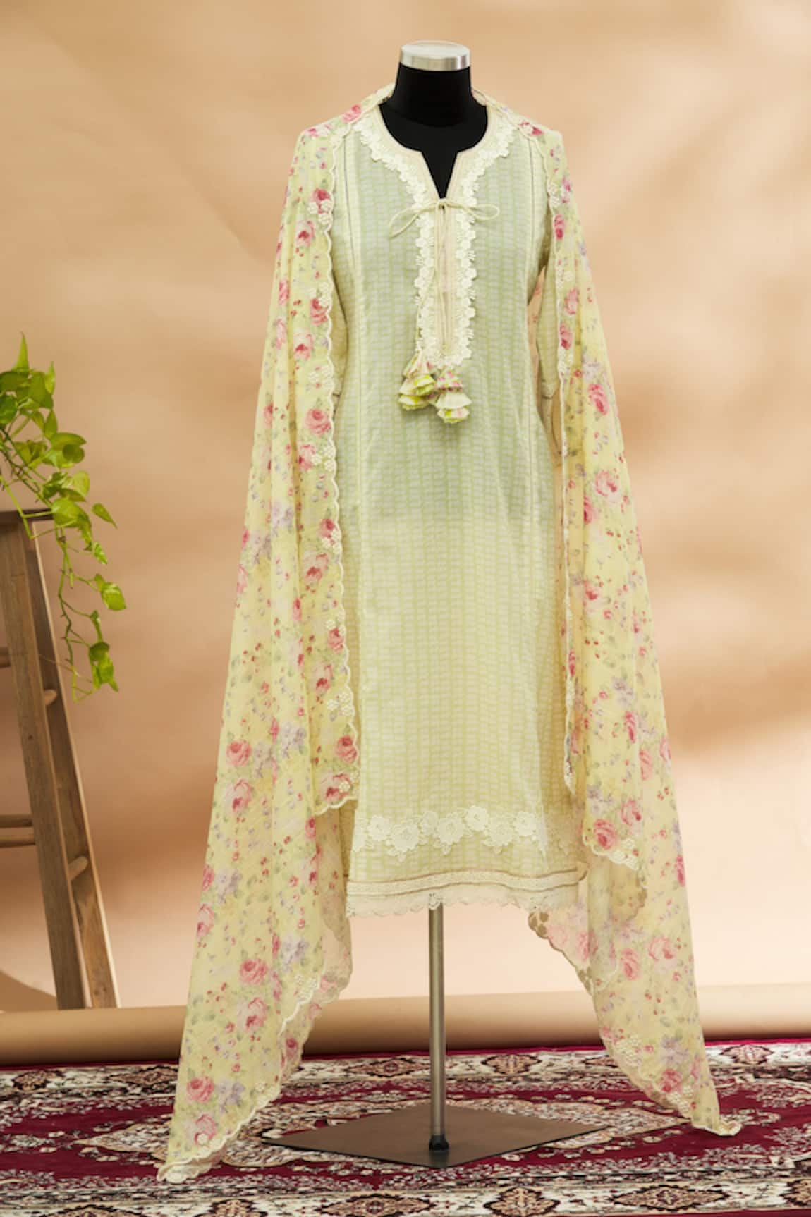 Aditi Beriwala Printed Kurta with Dupatta