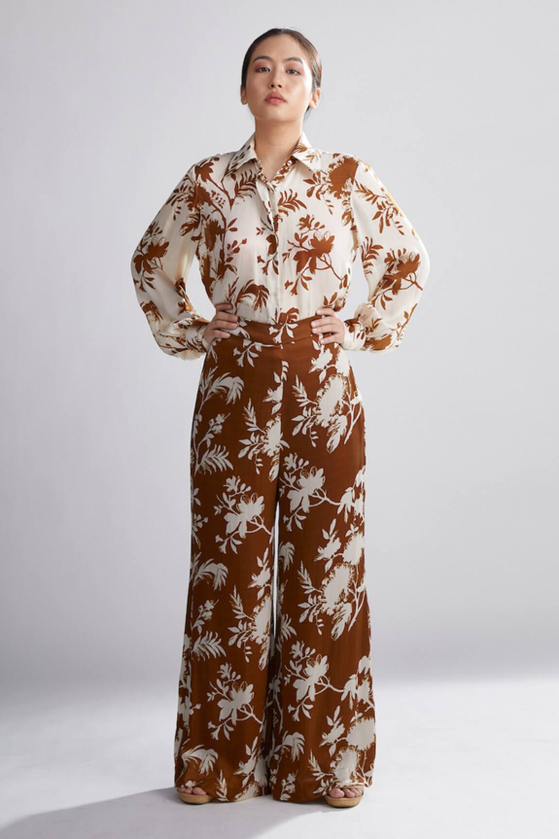 Koai Silk Floral Print Pant 