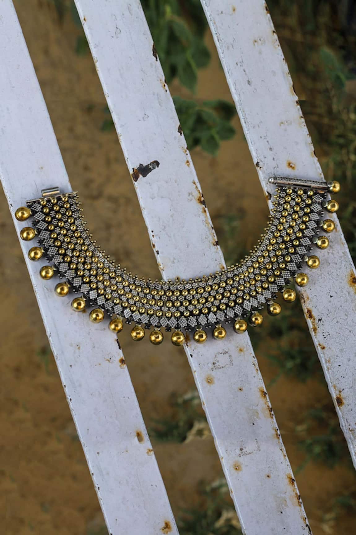 Sangeeta Boochra Handmade Bead Anklet 