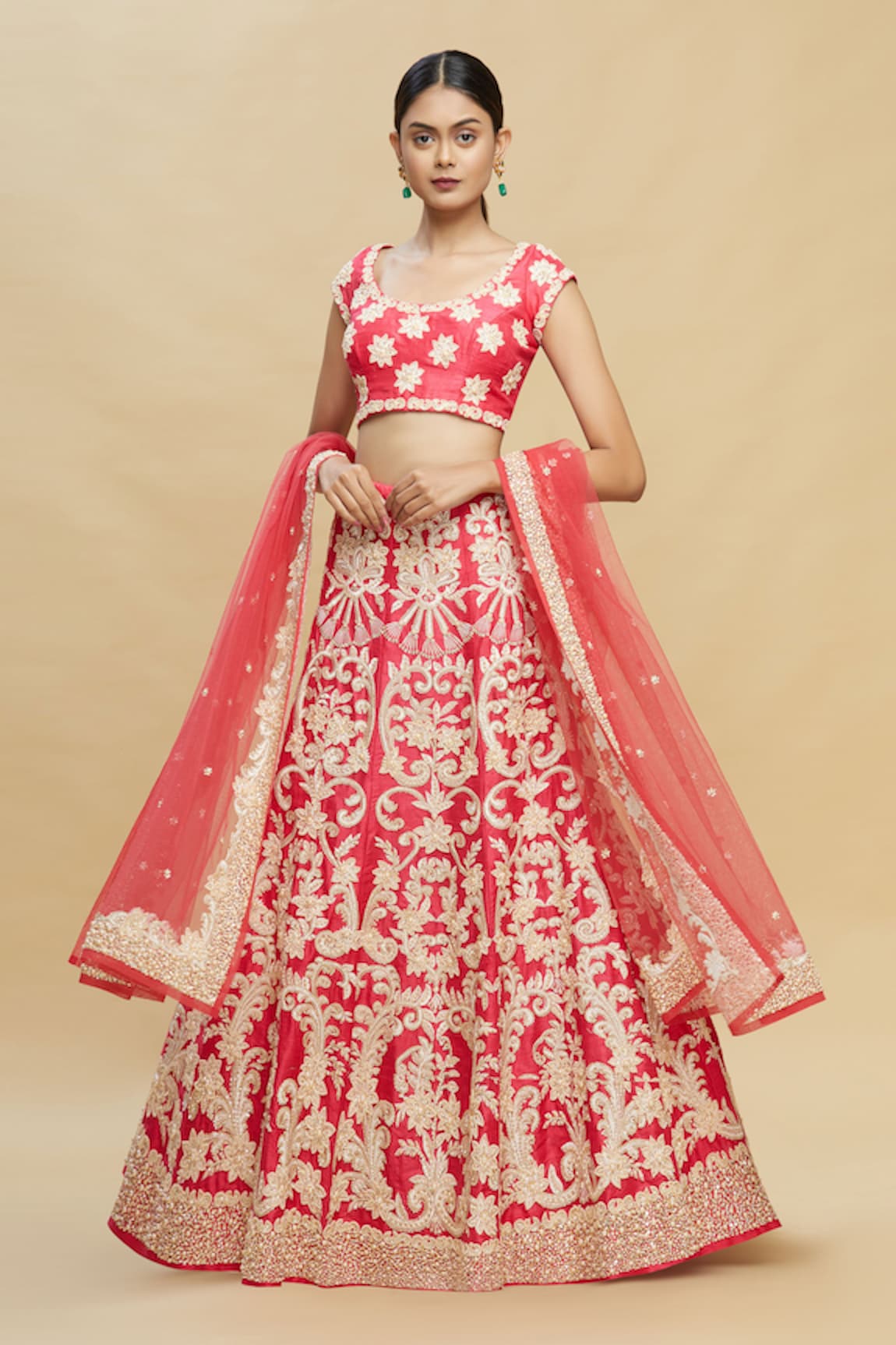 Pallavi Jaikishan Embroidered Bridal Lehenga Set