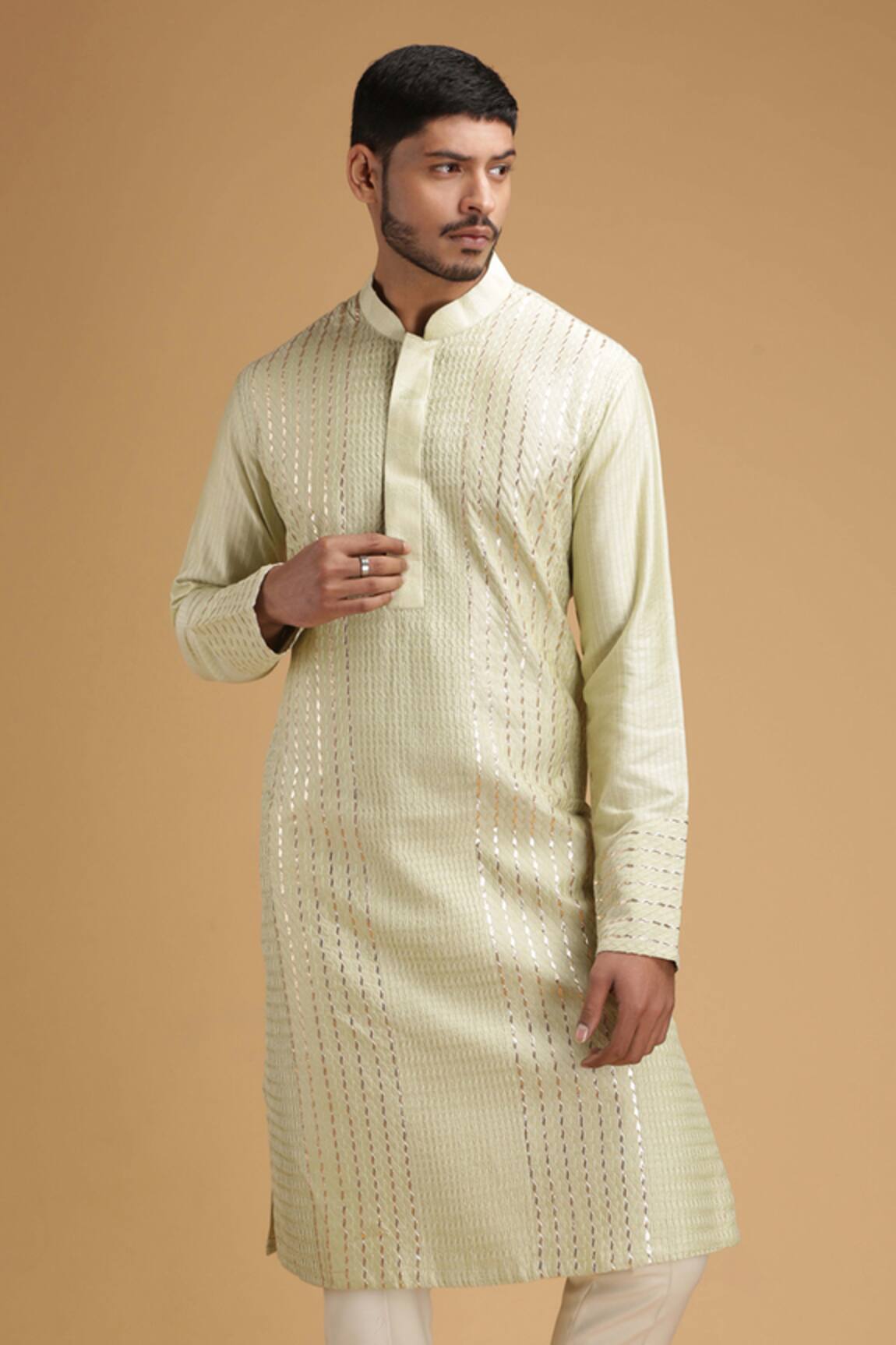 Chatenya Mittal Embroidered Kurta & Pant Set