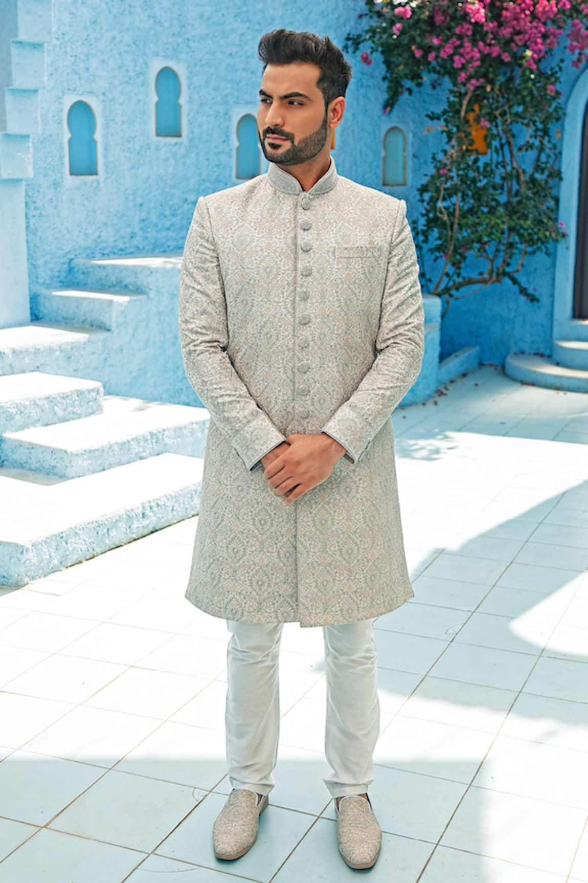 Vanshik Silk Sherwani Set