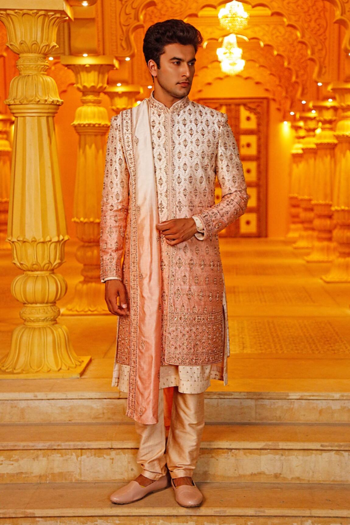 Vanshik Embroidered Sherwani Set