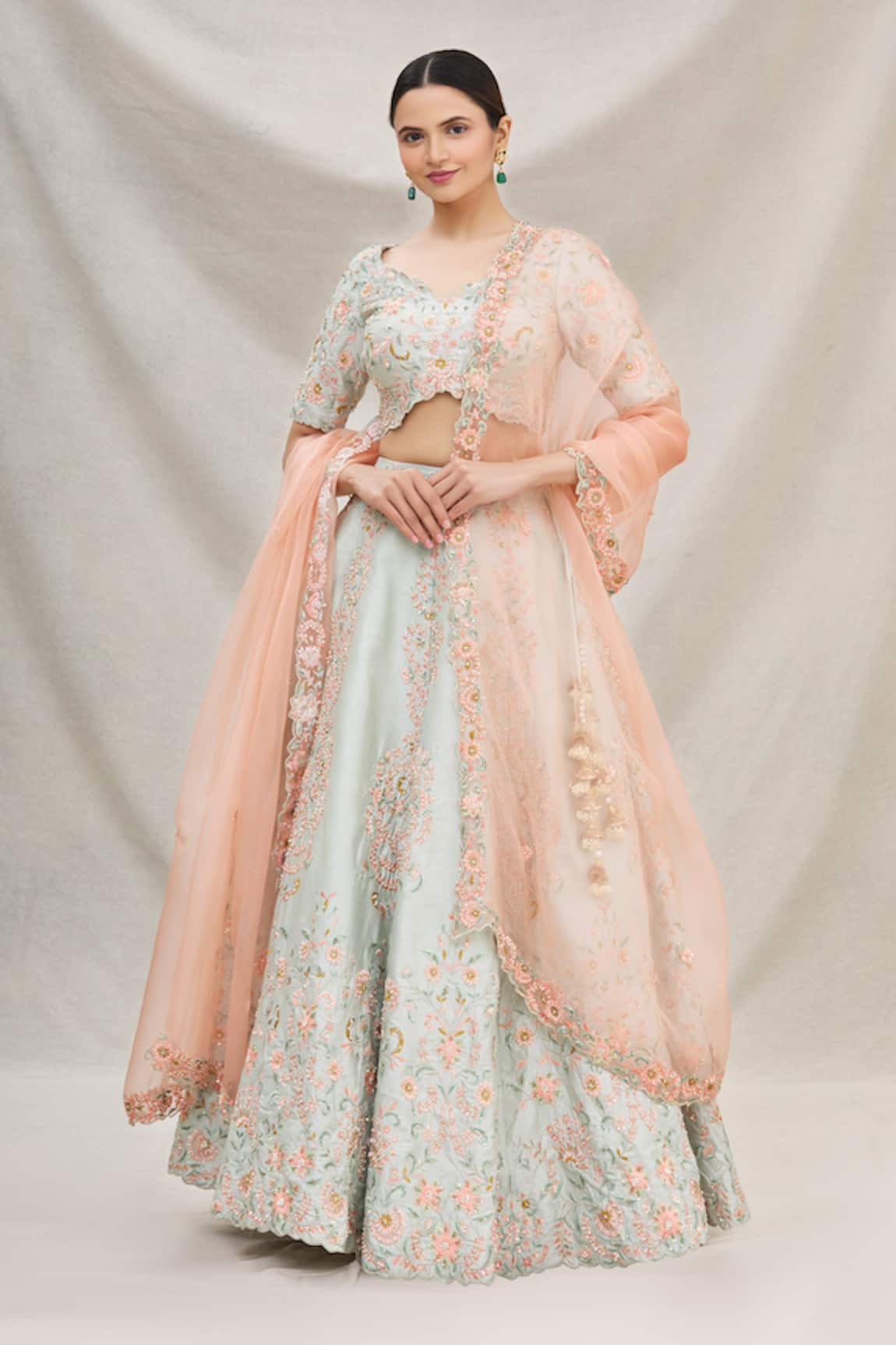 Neha Mehta Couture Silk Lehenga Set
