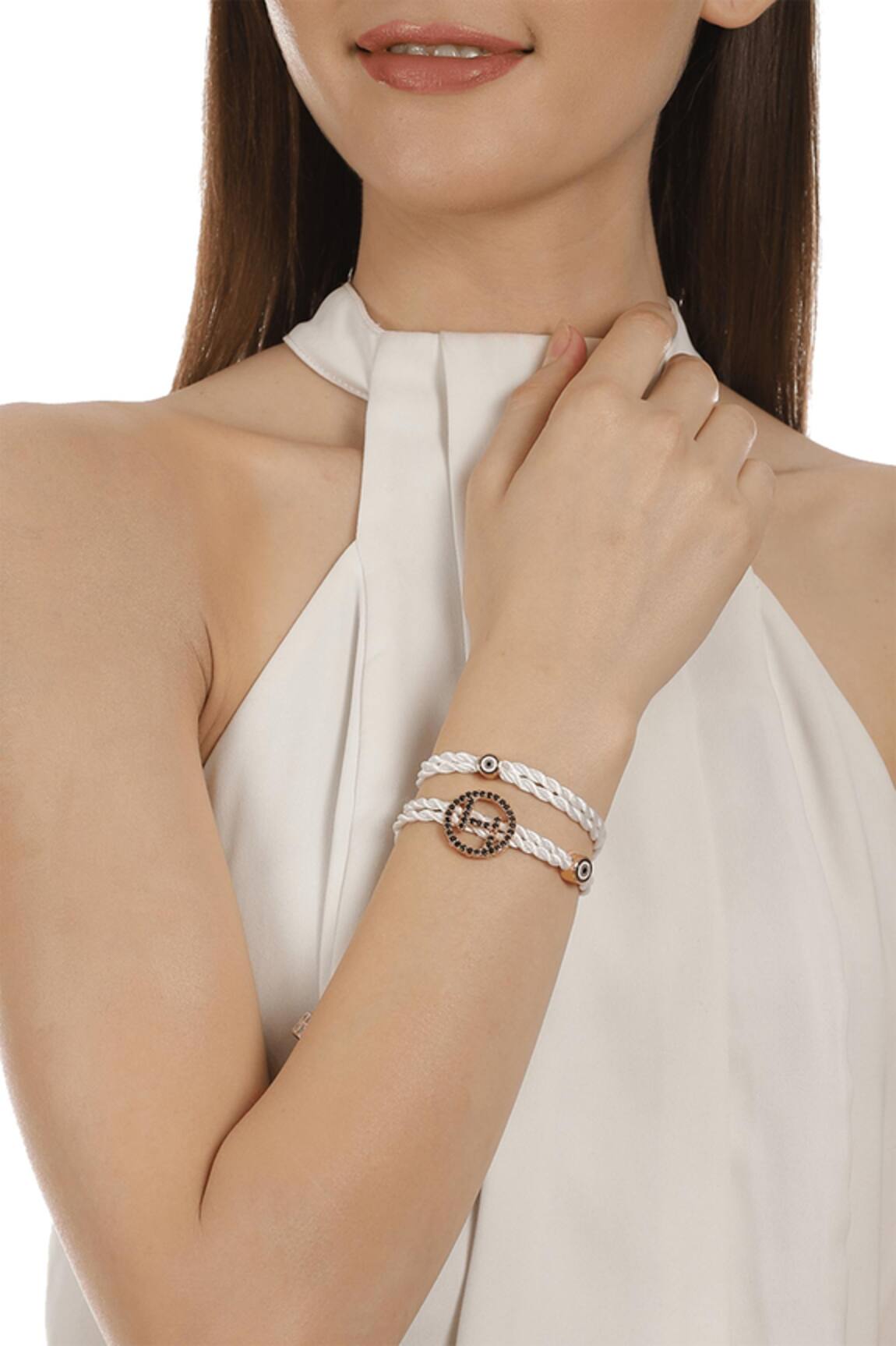 Outhouse Handcrafted Monogram Wrap Bracelet
