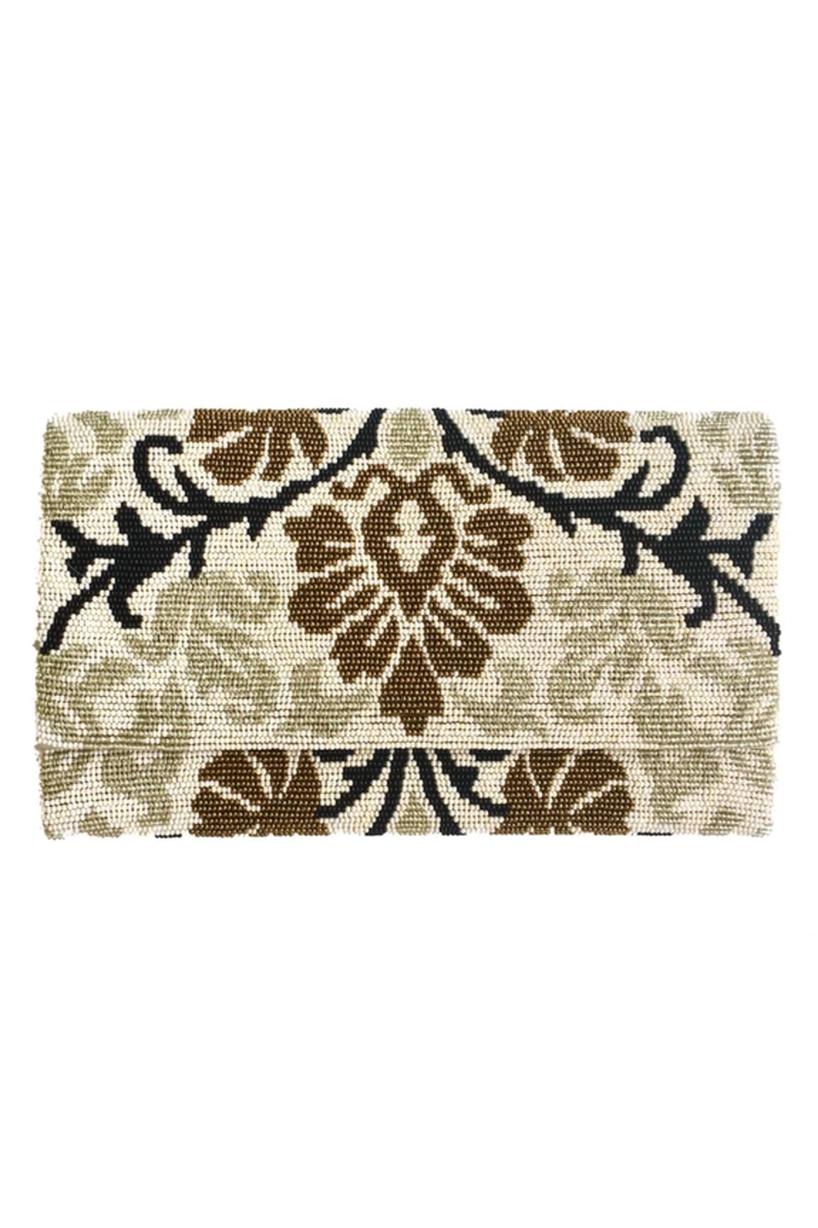 Kokommo Bella Beaded Flap Clutch