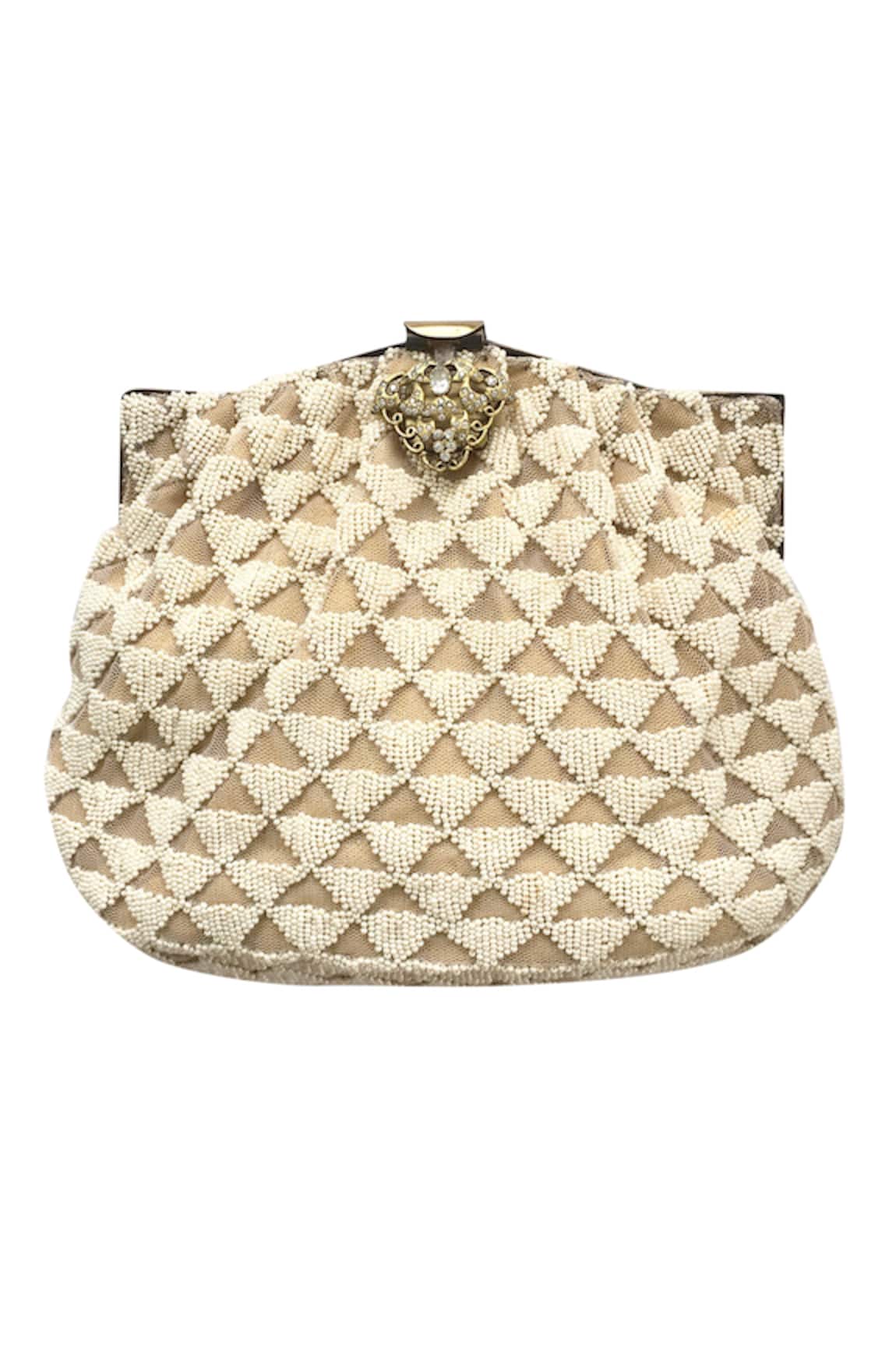 Kokommo Bead Embellished Clutch