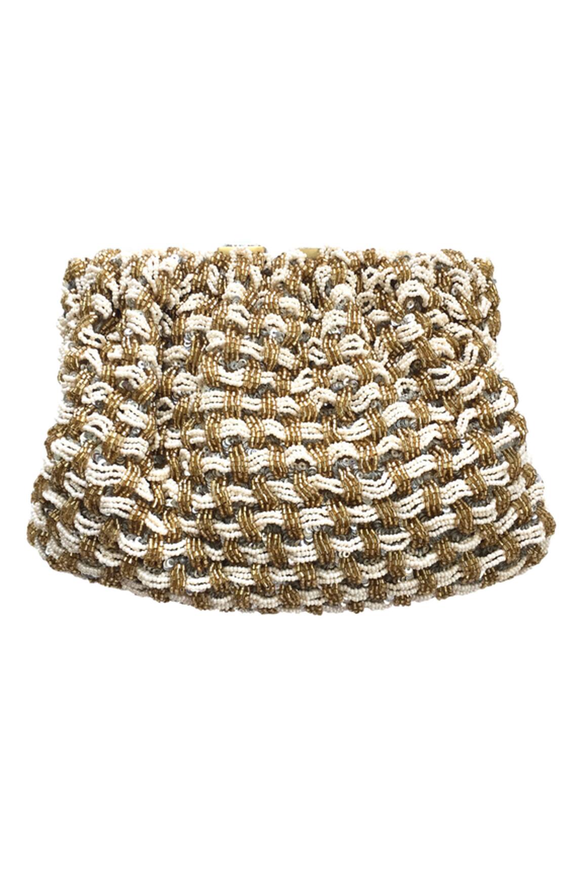 Kokommo Handwoven Bead Clutch