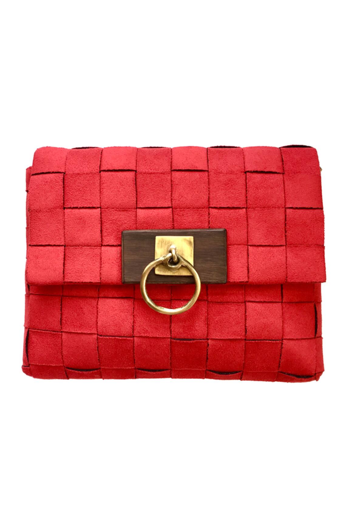 Kokommo Handwoven Palermo Flap Clutch