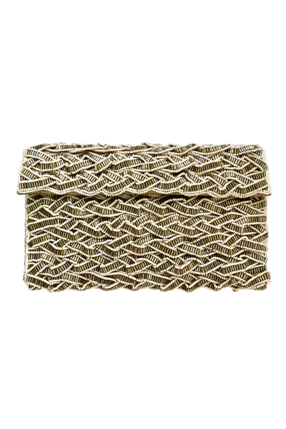 Kokommo Handwoven Turin Flap Clutch